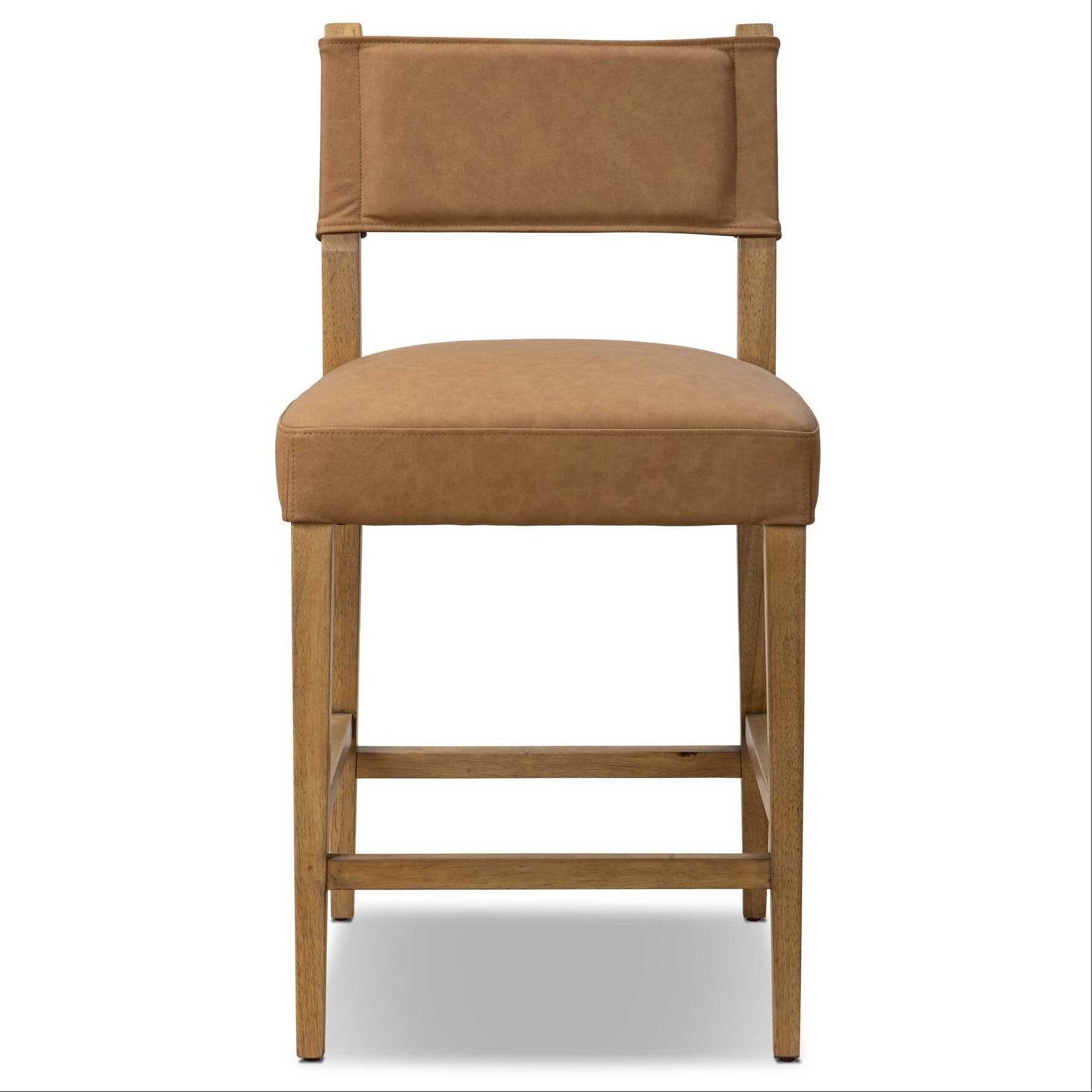 Four Hands Ferris Maestro Camel Bar Stool front view
