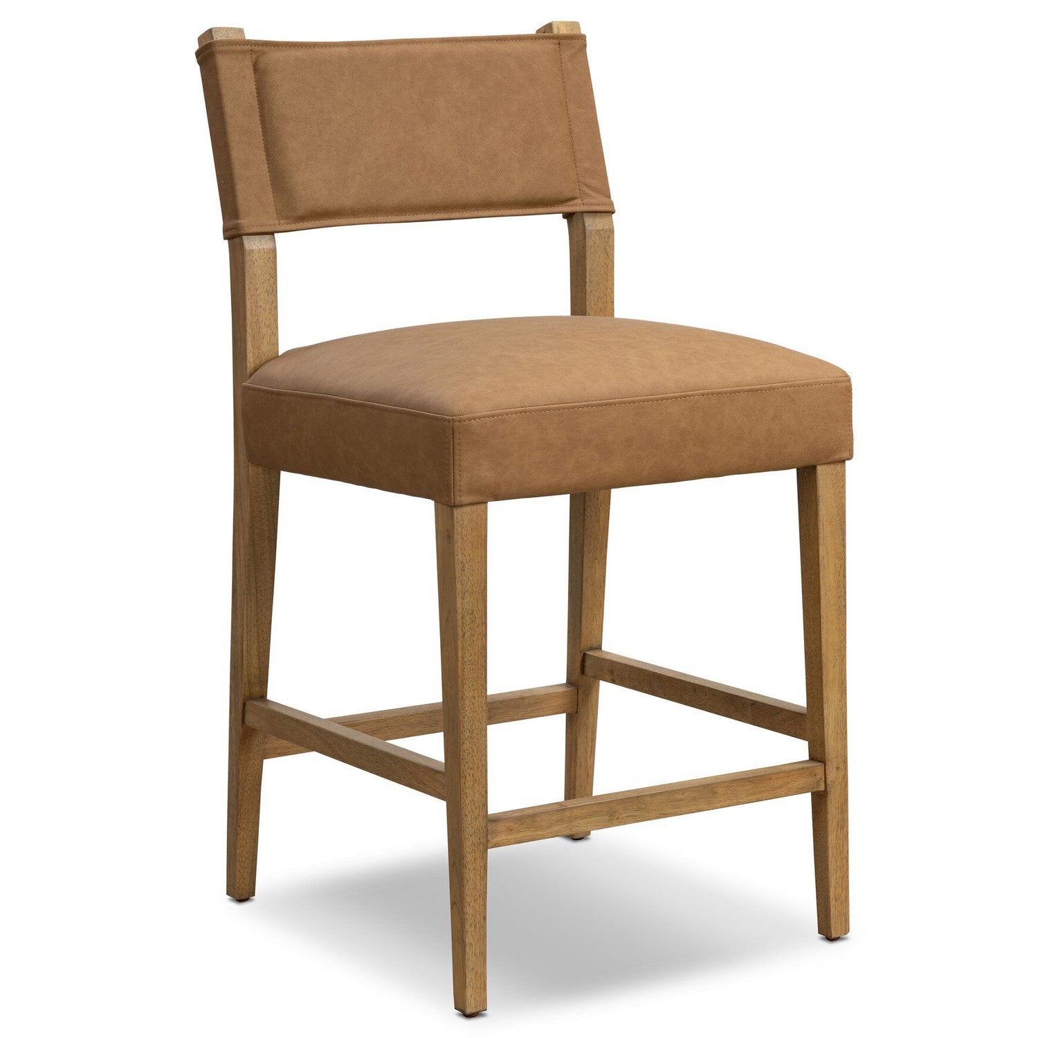 Four Hands Ferris Maestro Camel Counter Stool styled view