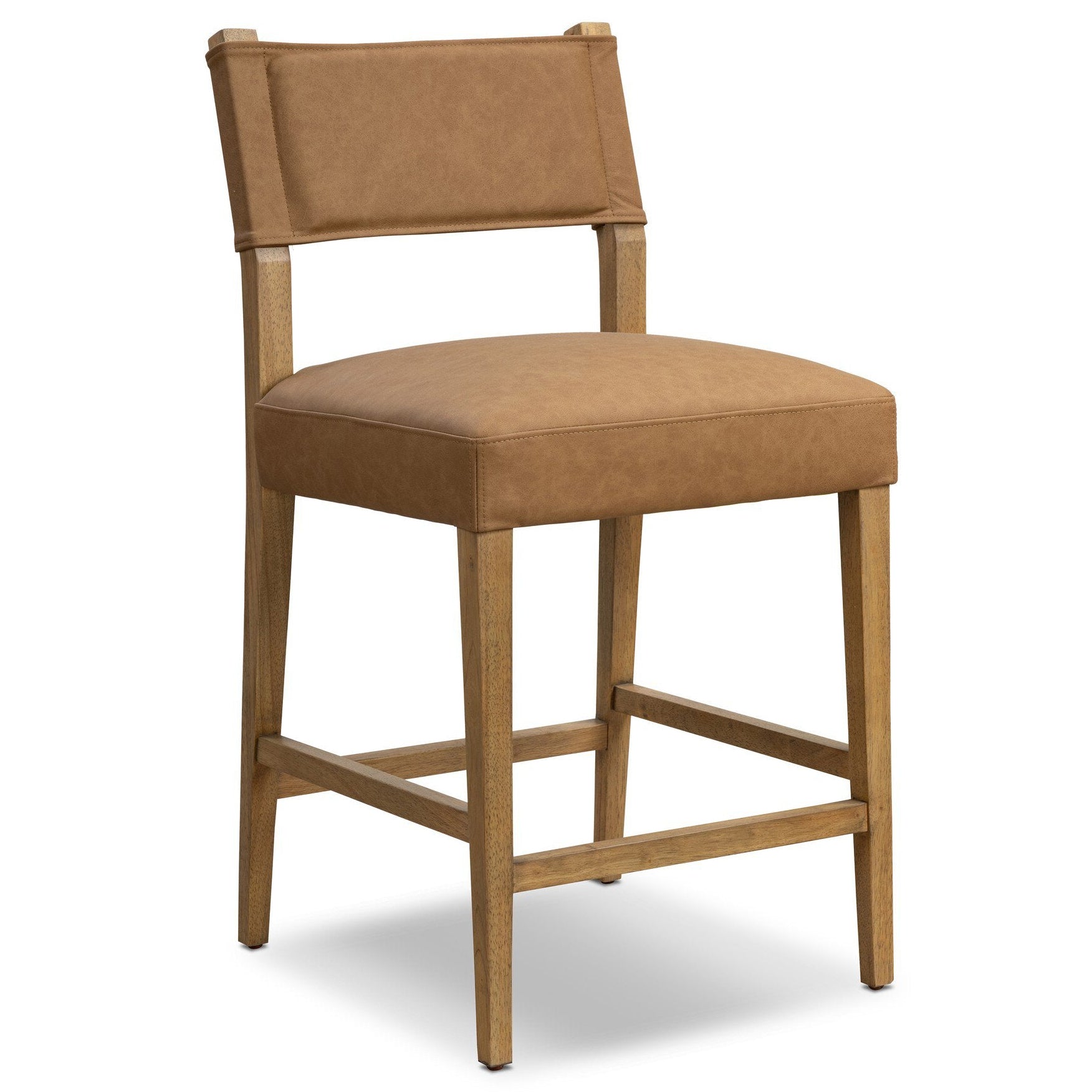 Four Hands Ferris Maestro Camel Counter Stool styled view