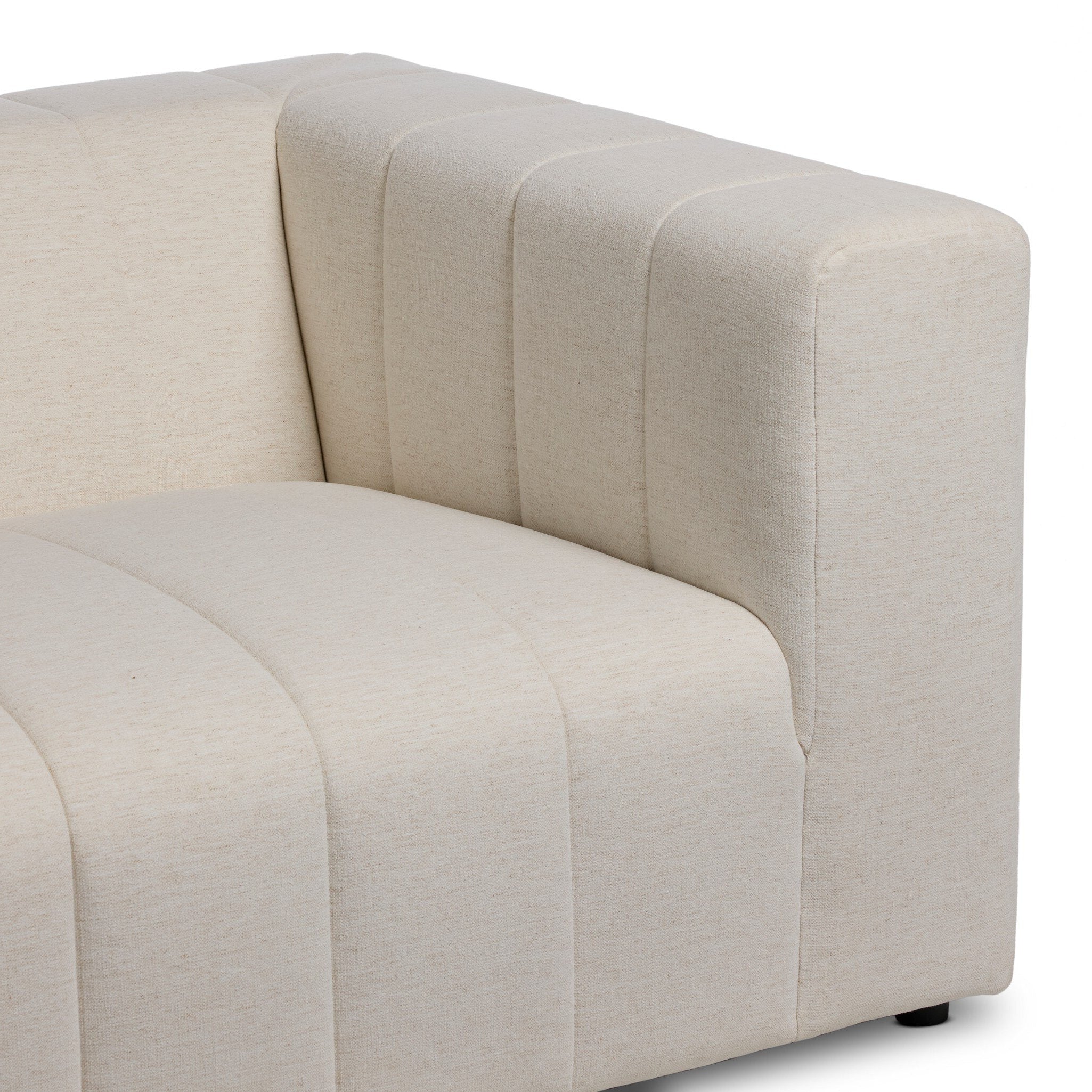 Four Hands Langham Crypton Nomad Snow 89in Sofa material and finish detail