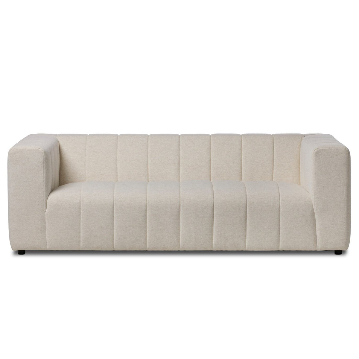 Four Hands Langham Crypton Nomad Snow 89in Sofa front view