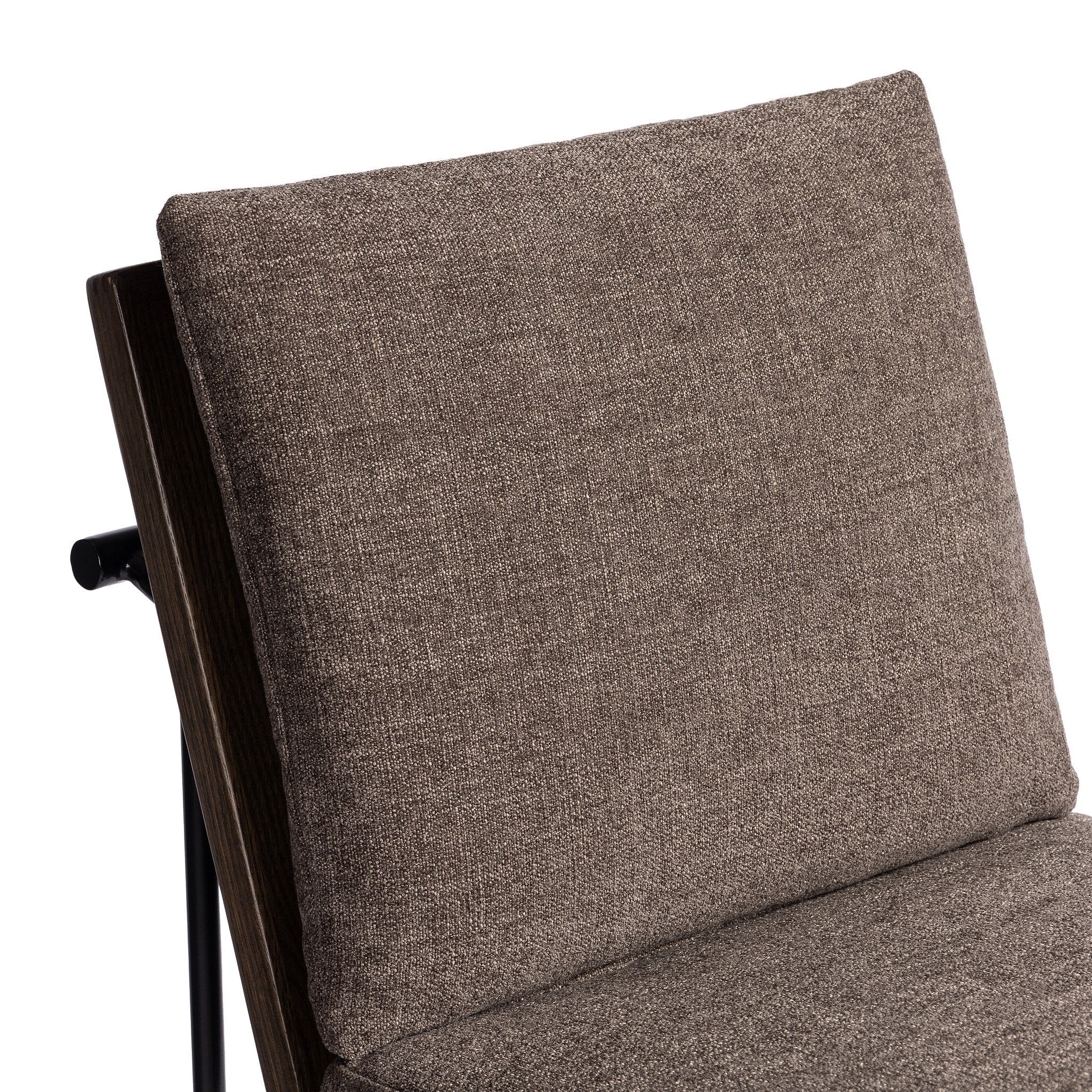 Four Hands Crete Landale Charcoal Bar Stool close-up detail