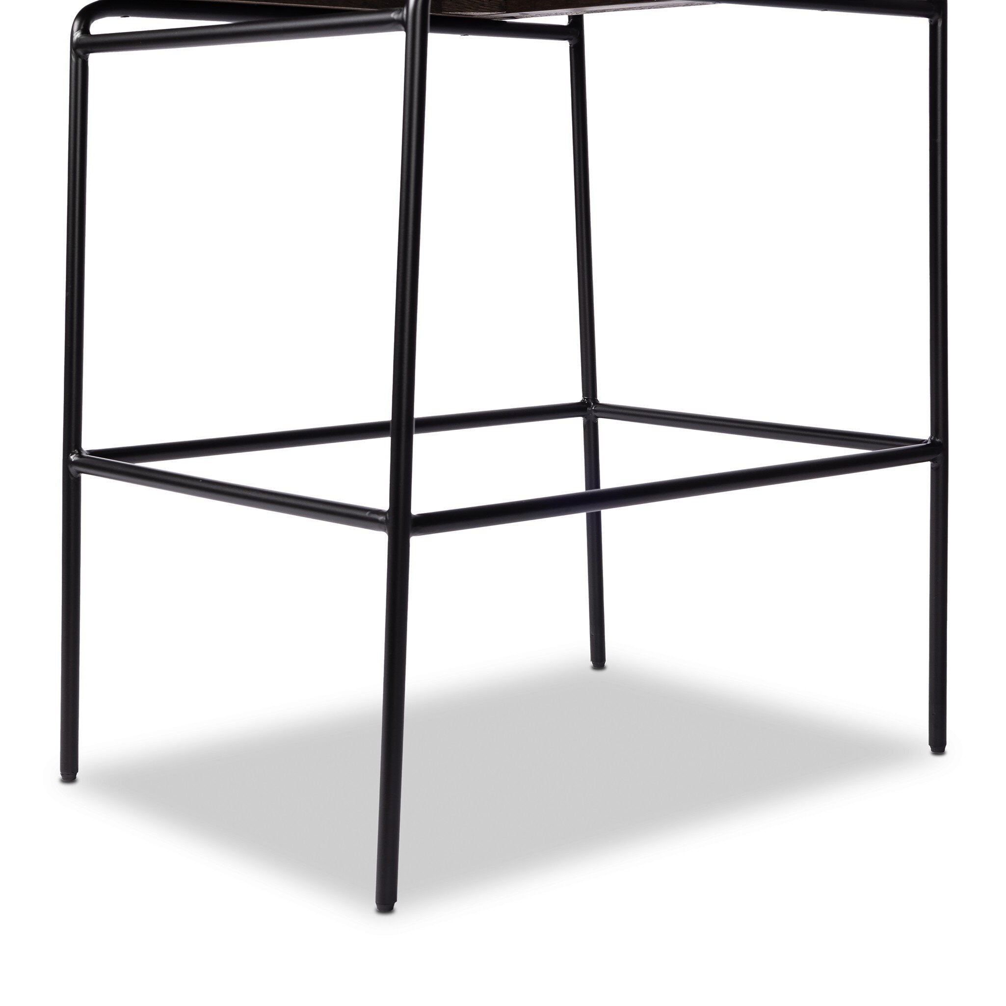 Four Hands Crete Landale Charcoal Counter Stool texture close-up