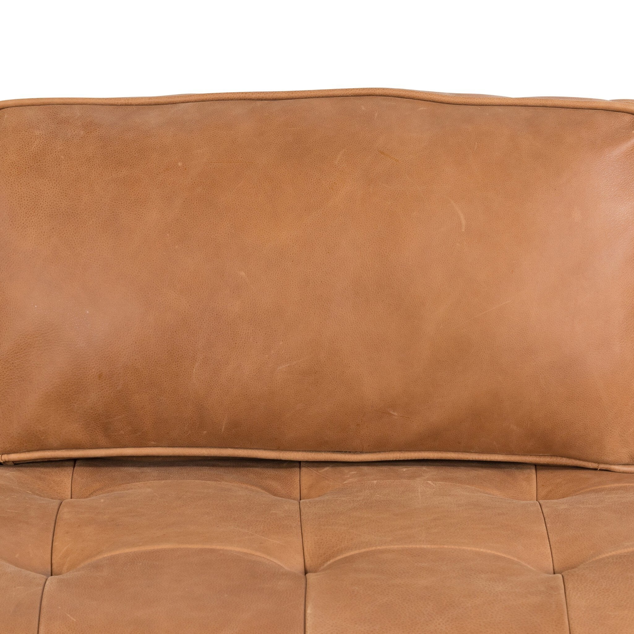 Four Hands Kiera Palermo Cognac Sofa close-up detail
