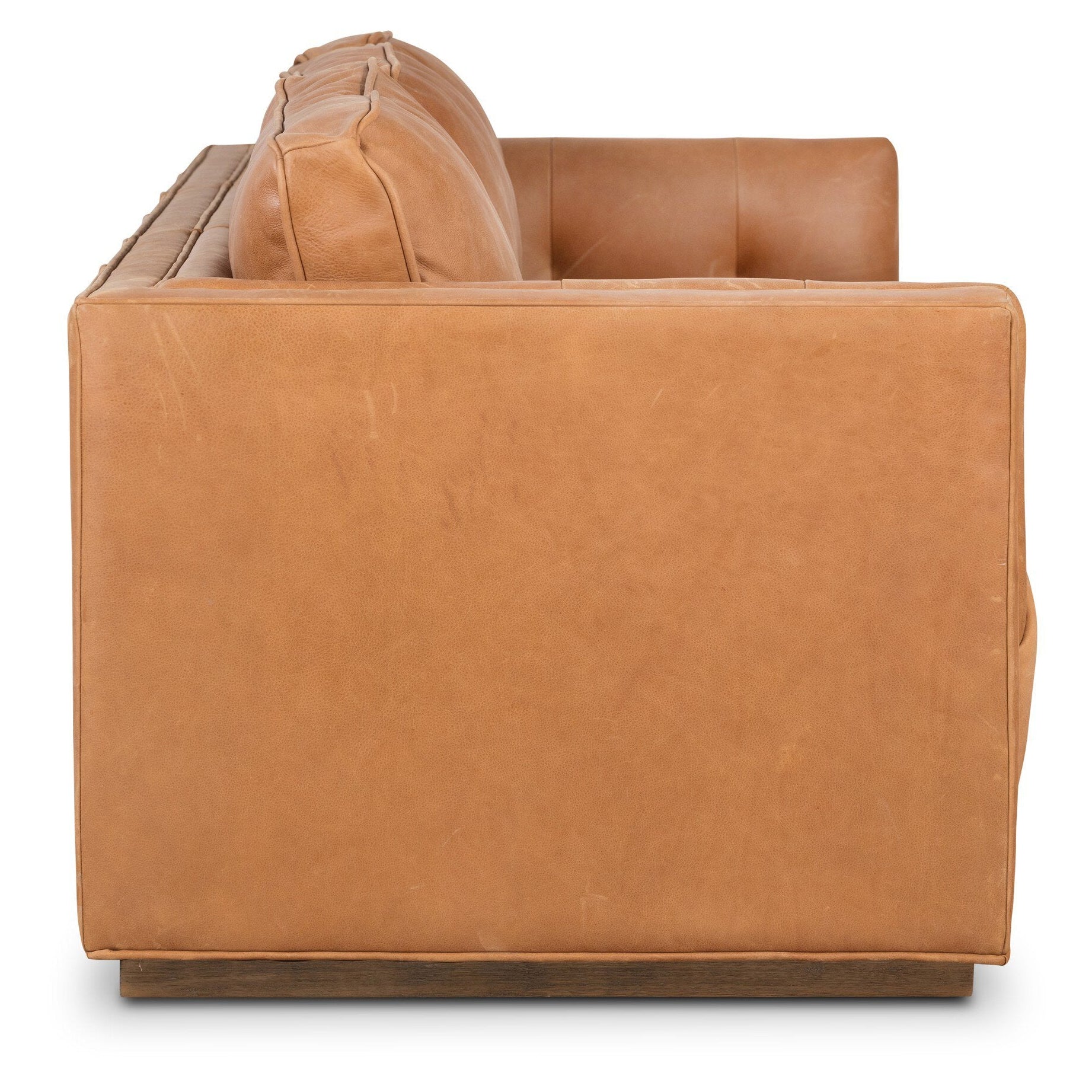 Four Hands Kiera Palermo Cognac Sofa side view