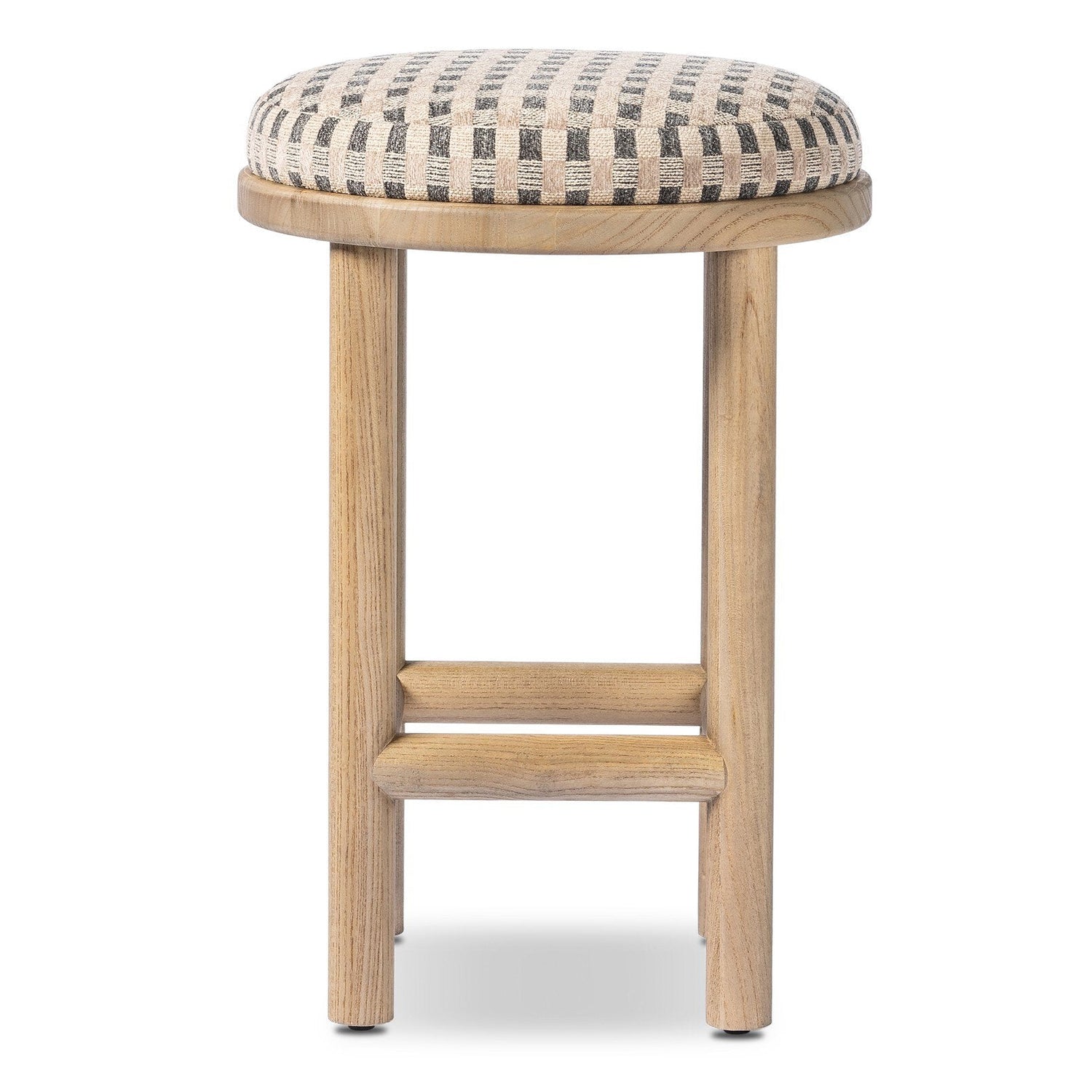 Four Hands Saldino Firefinch Fawn Counter Stool front view