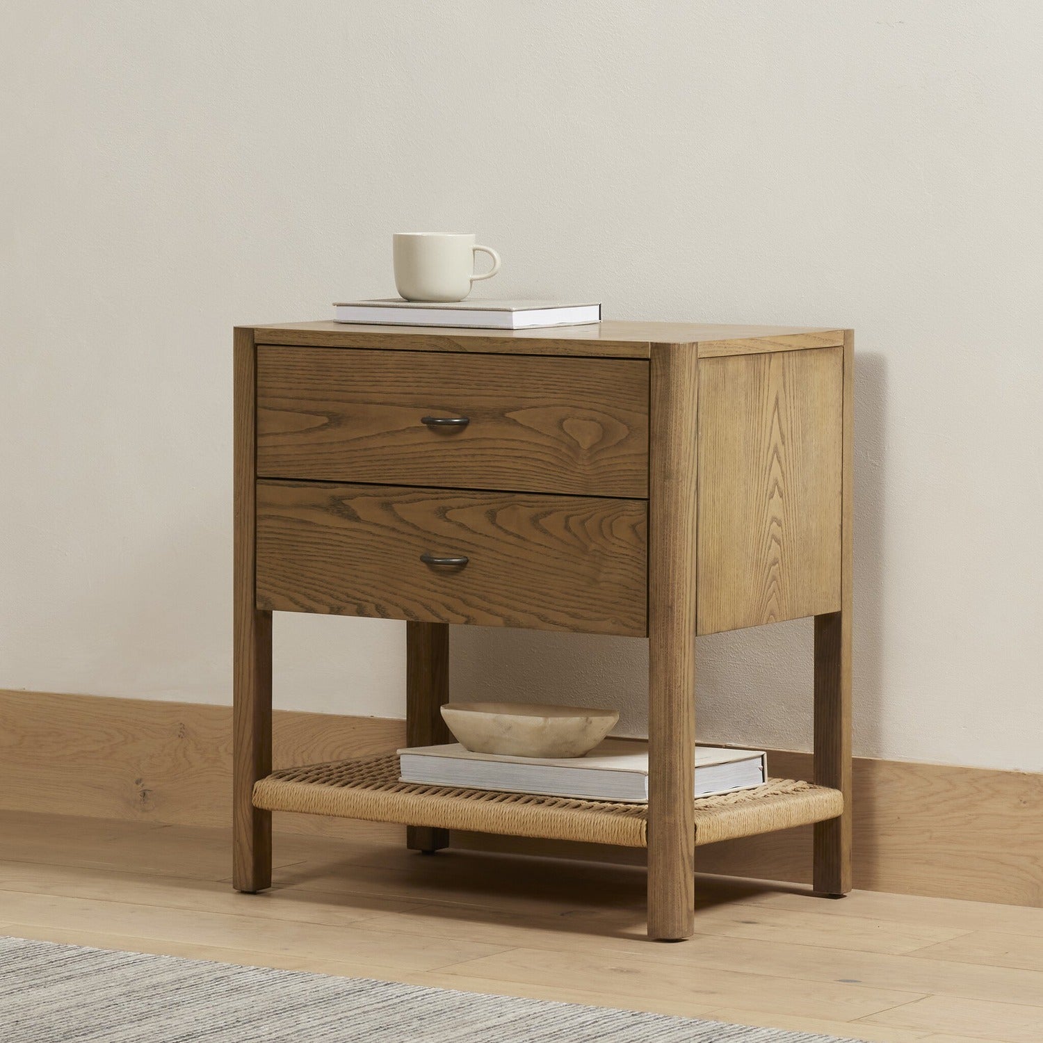 Four Hands Zuma Dune Ash Nightstand Set of 2