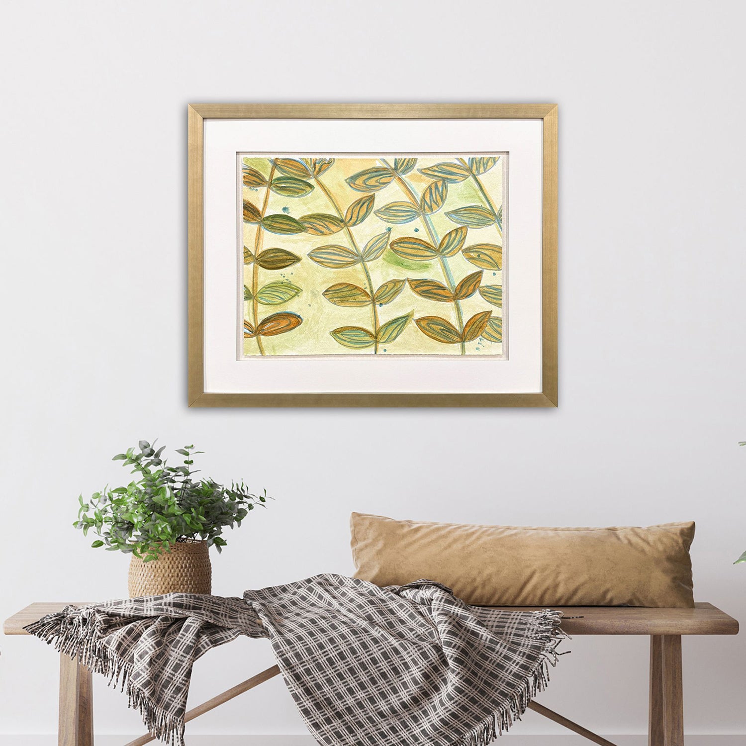 Adamson-Ray Shimmering Garden II Framed Artwork
