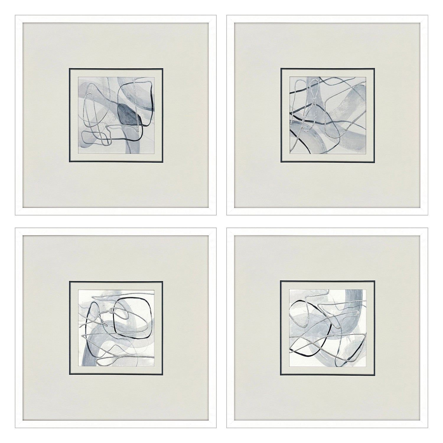 Loreth Pathways Framed Artwork Set of 4