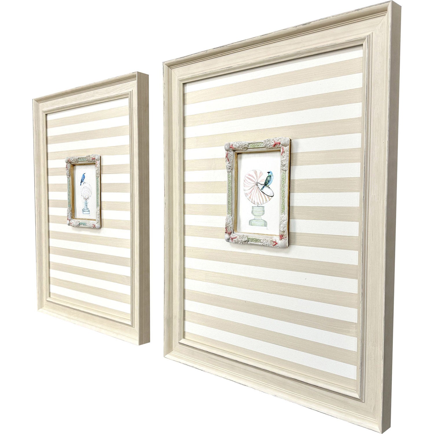 PopJoy Studio Underwater Collage I Framed Artwork Set of 2