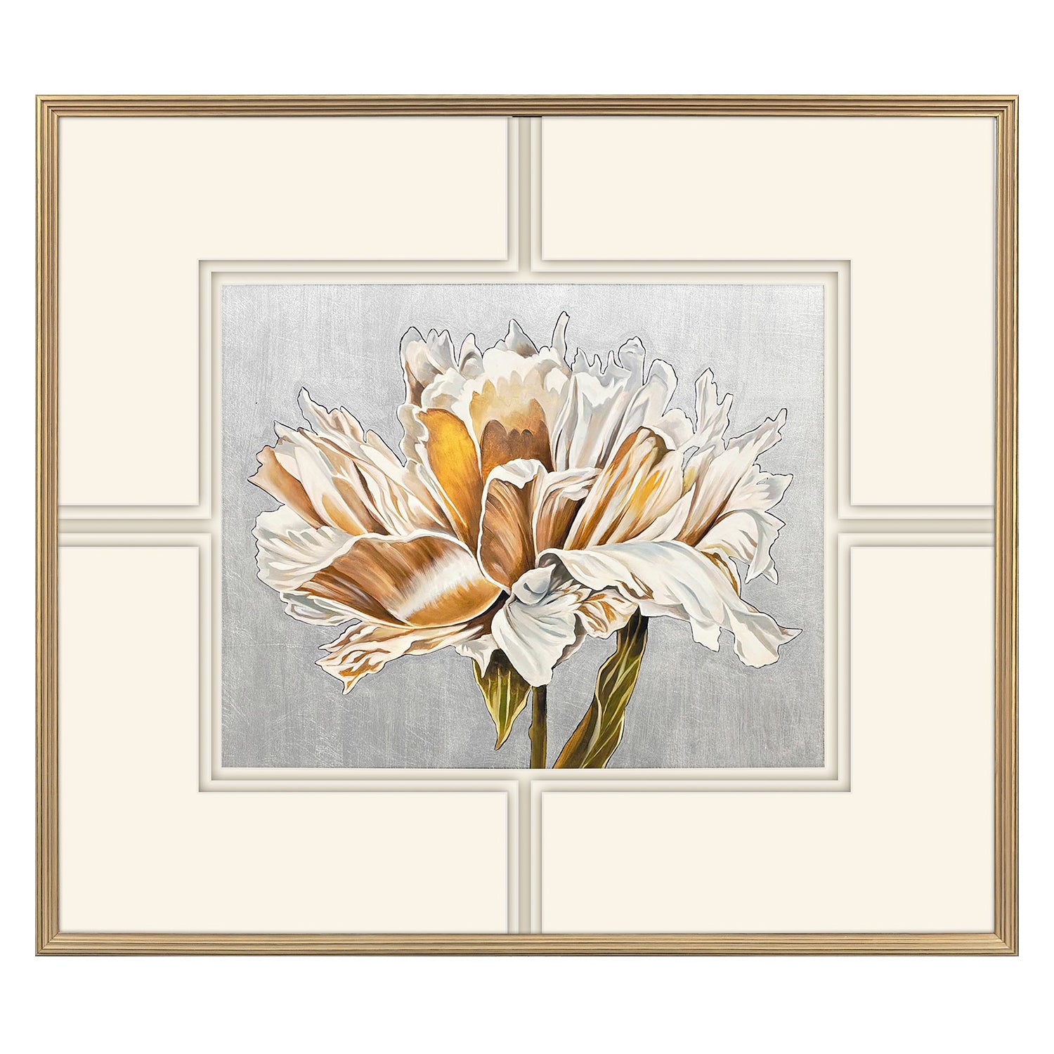 The Studio Parchement Petals Framed Art
