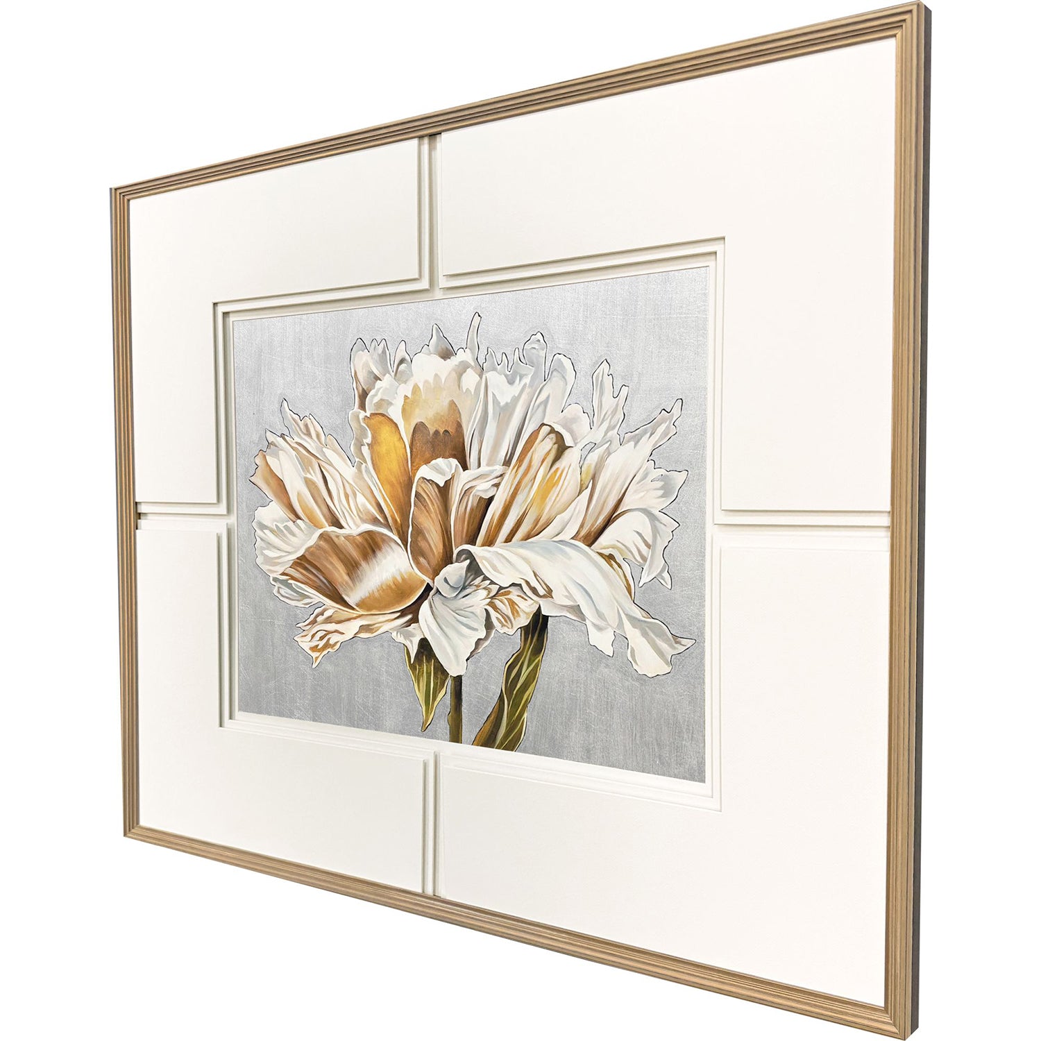 The Studio Parchement Petals Framed Art