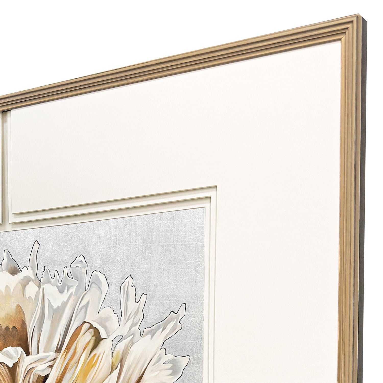 The Studio Parchement Petals Framed Art