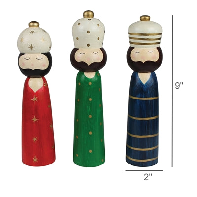 We Three Kings Sculpture Set of 3