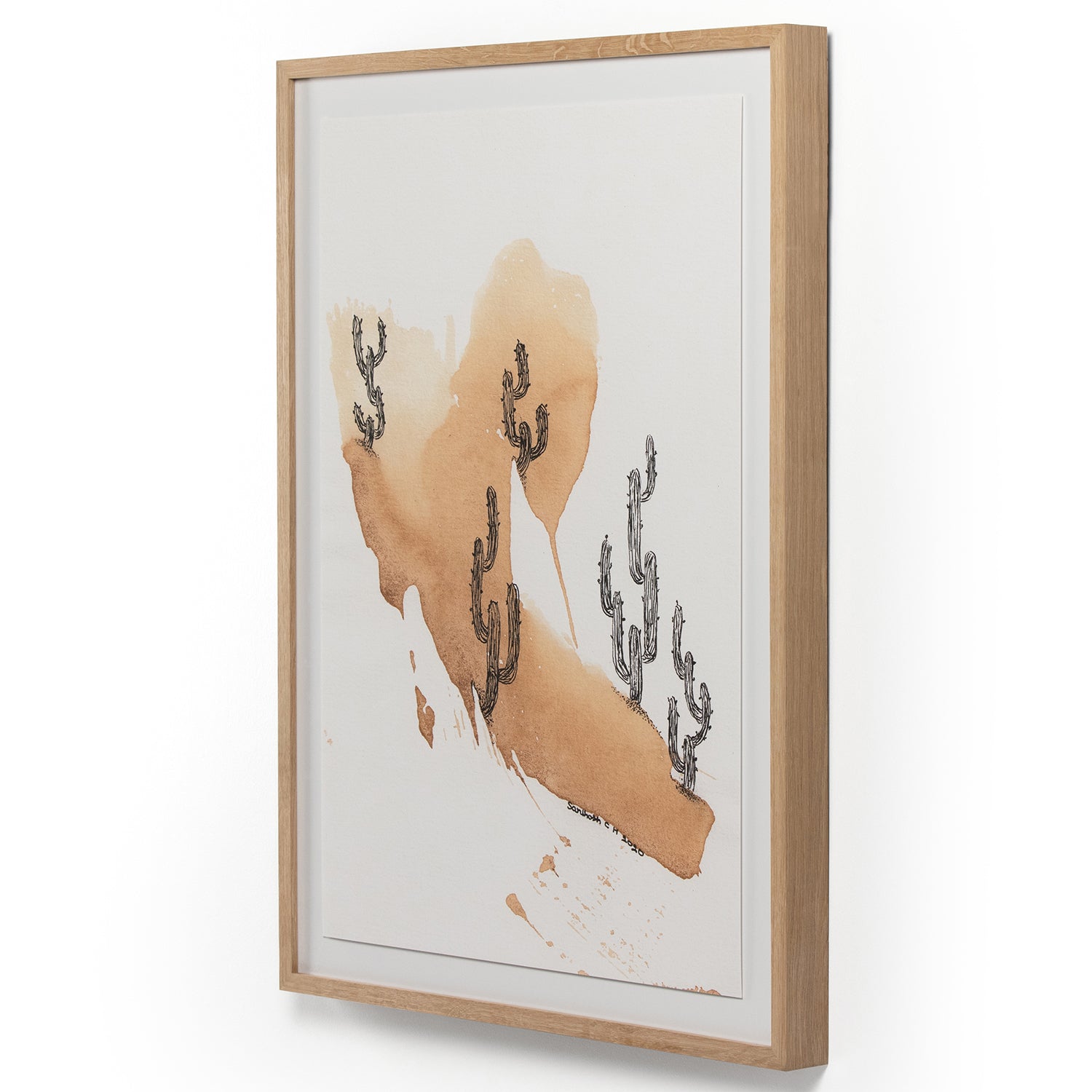 Four Hands Into the Desert Framed Artwork