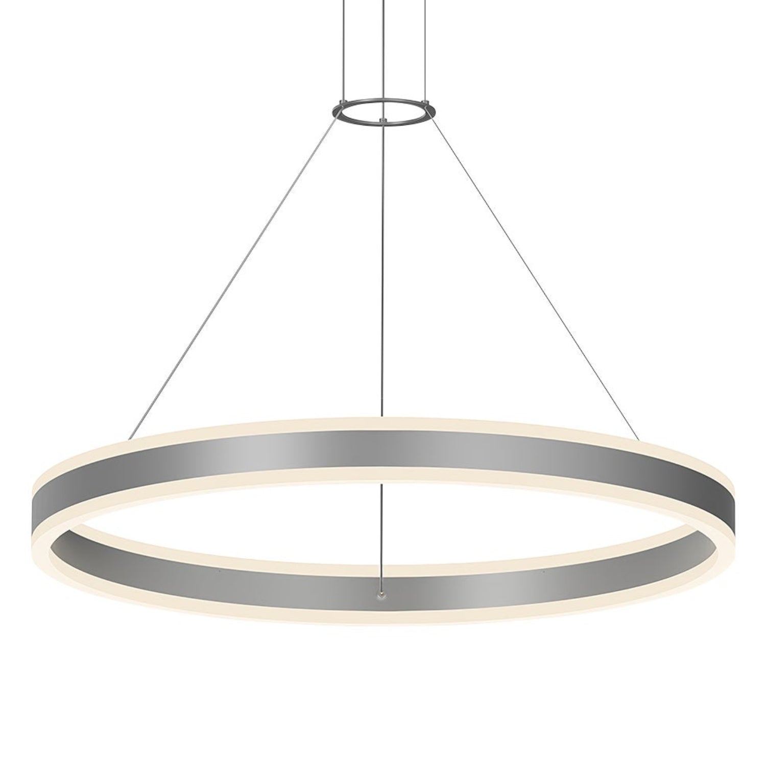 Sonneman Double Corona Bright Satin Aluminum 2305.16-J20 Pendant