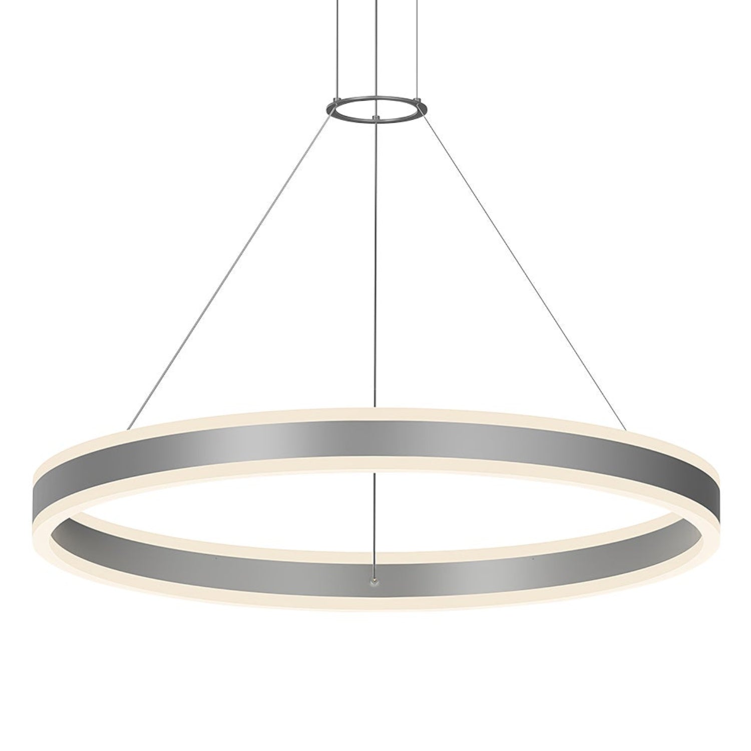 Sonneman Double Corona Bright Satin Aluminum 2305.16 Pendant