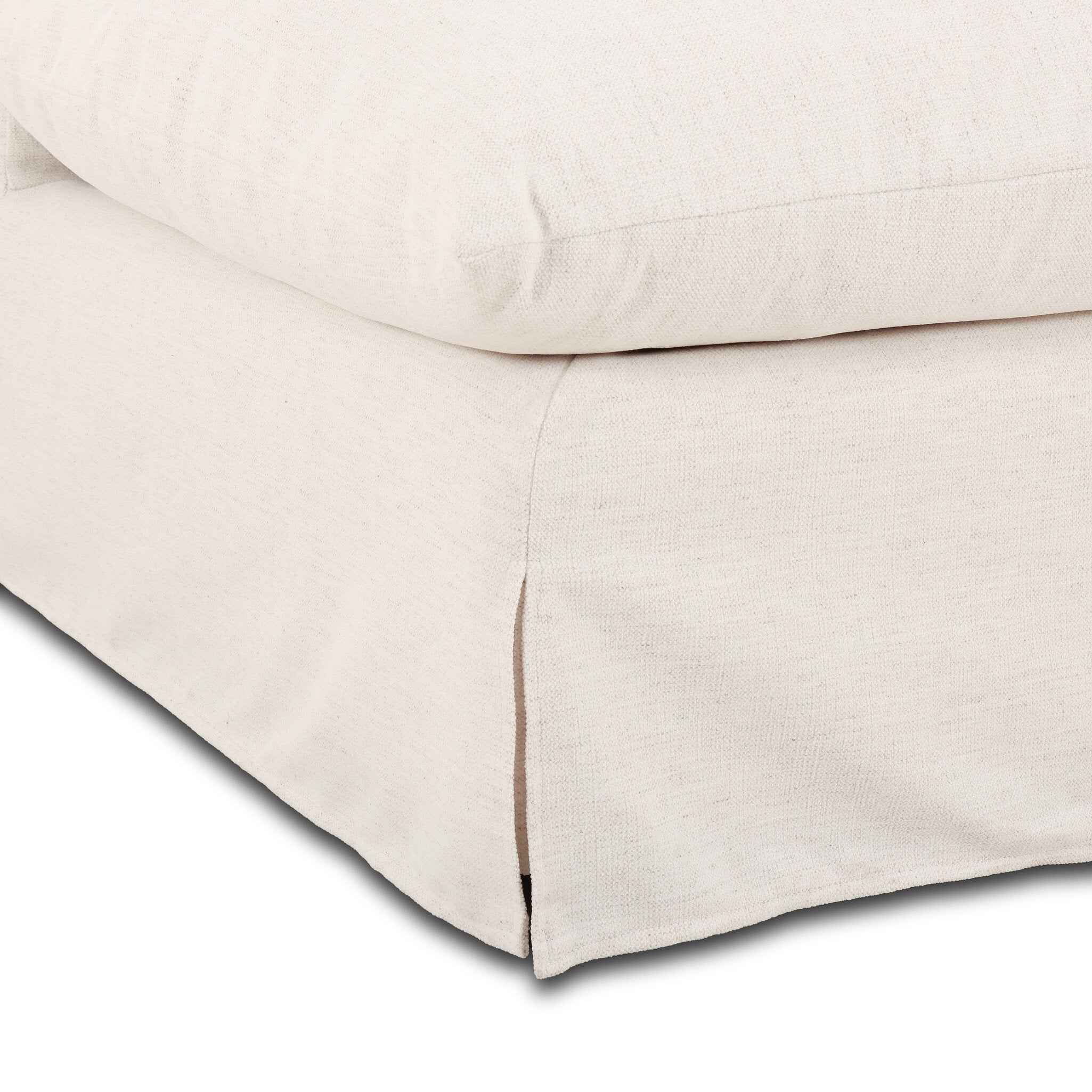 Four Hands Habitat Crypton Nomad Snow 2 Piece Sectional Sofa texture close-up
