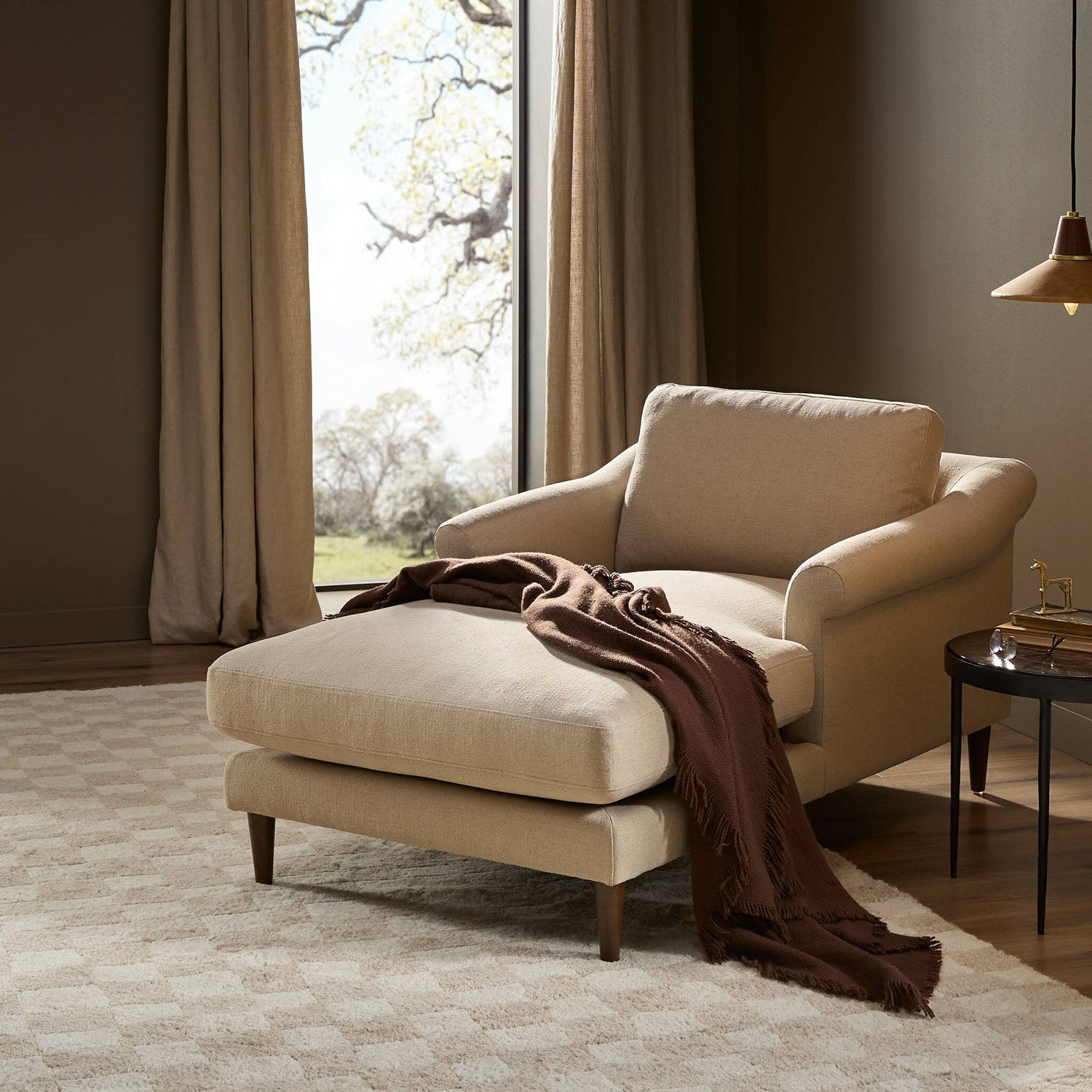 Four Hands Mollie Chaise Lounge - Final Sale