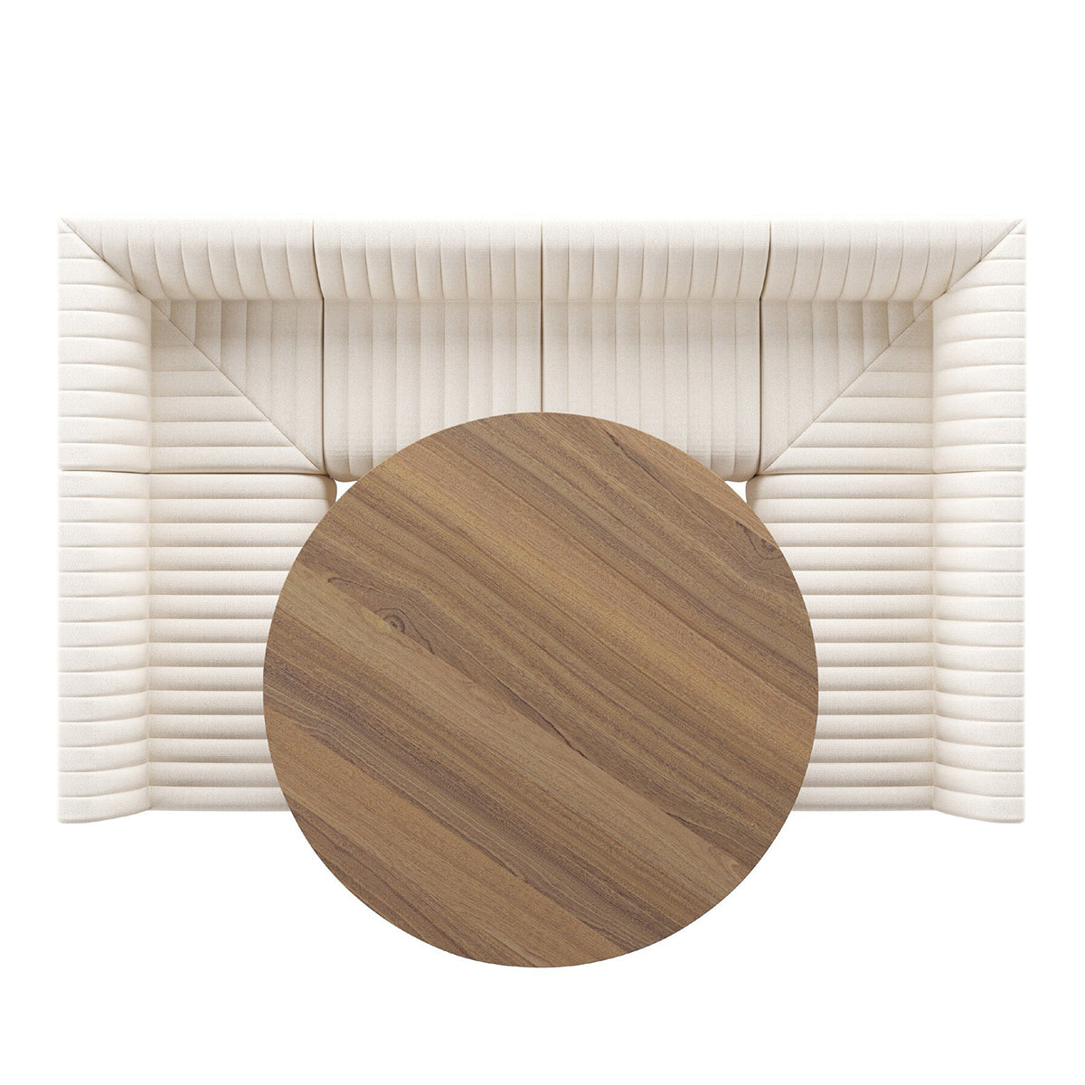 Four Hands Augustine Slipcover U-Shape Dining Banquette