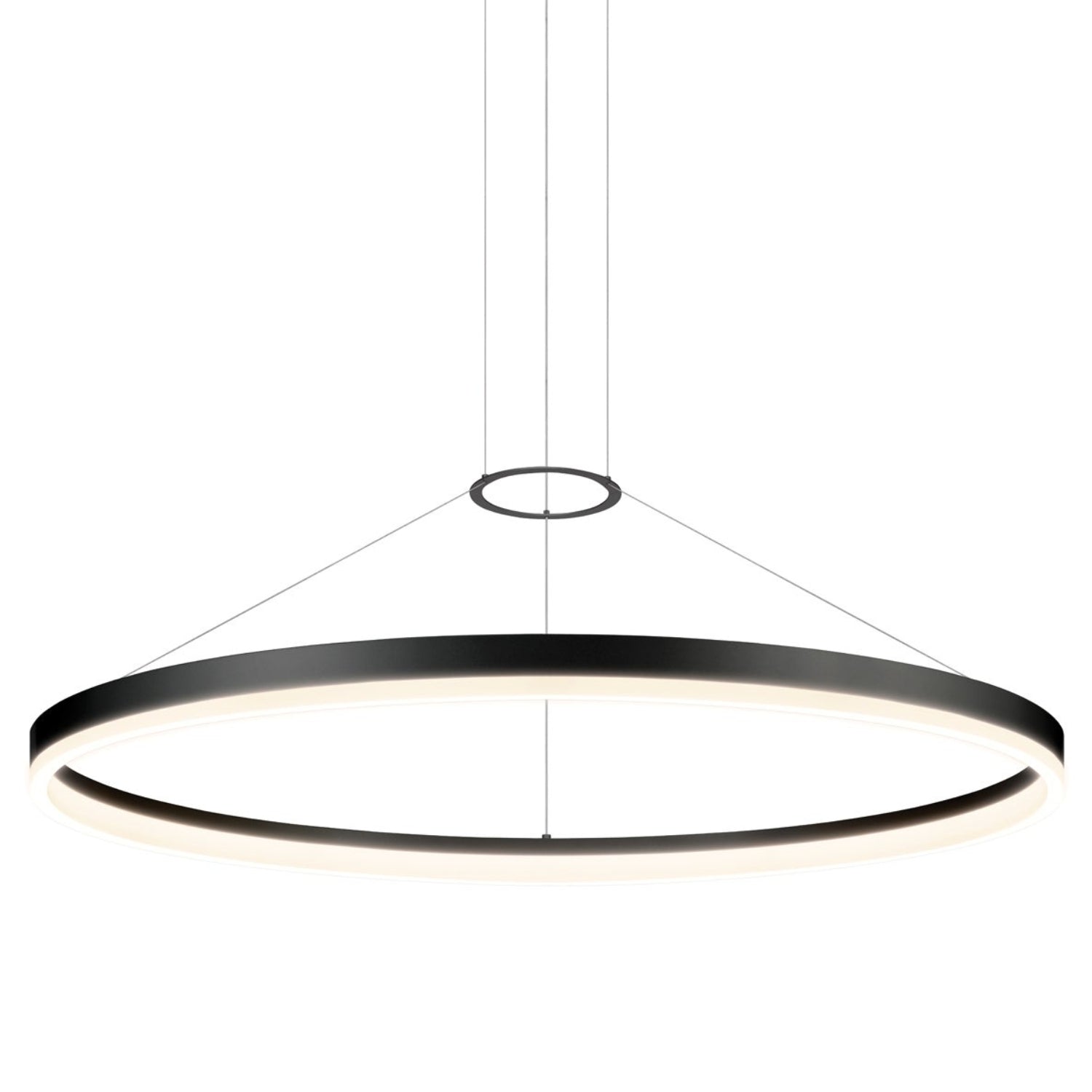 Sonneman Corona Satin Black 2318.25-J20 Pendant