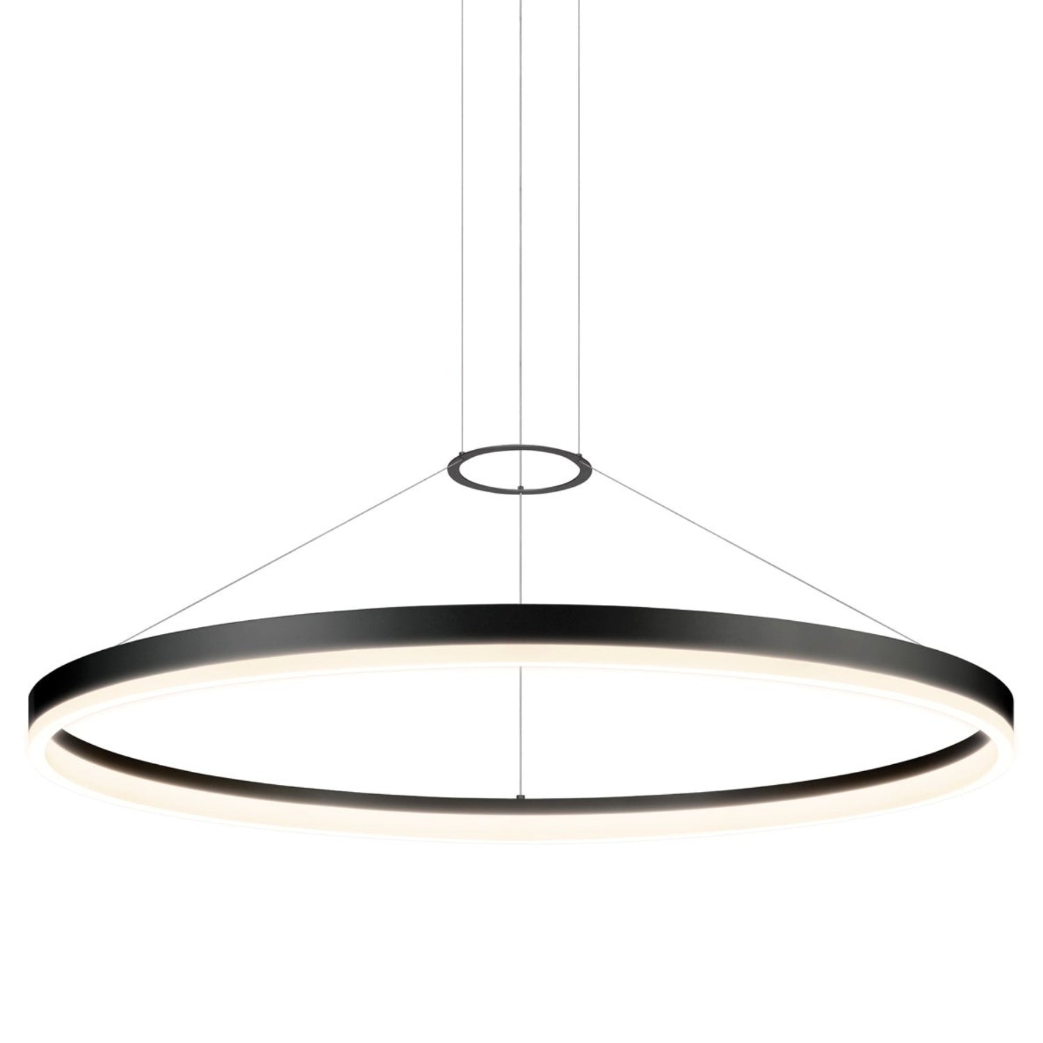 Sonneman Corona Satin Black 2318.25 Pendant