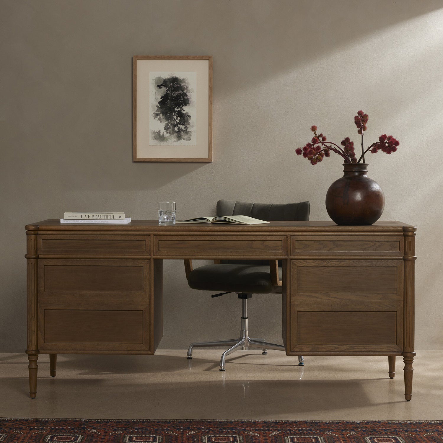 Four Hands Toulouse Executive Desk