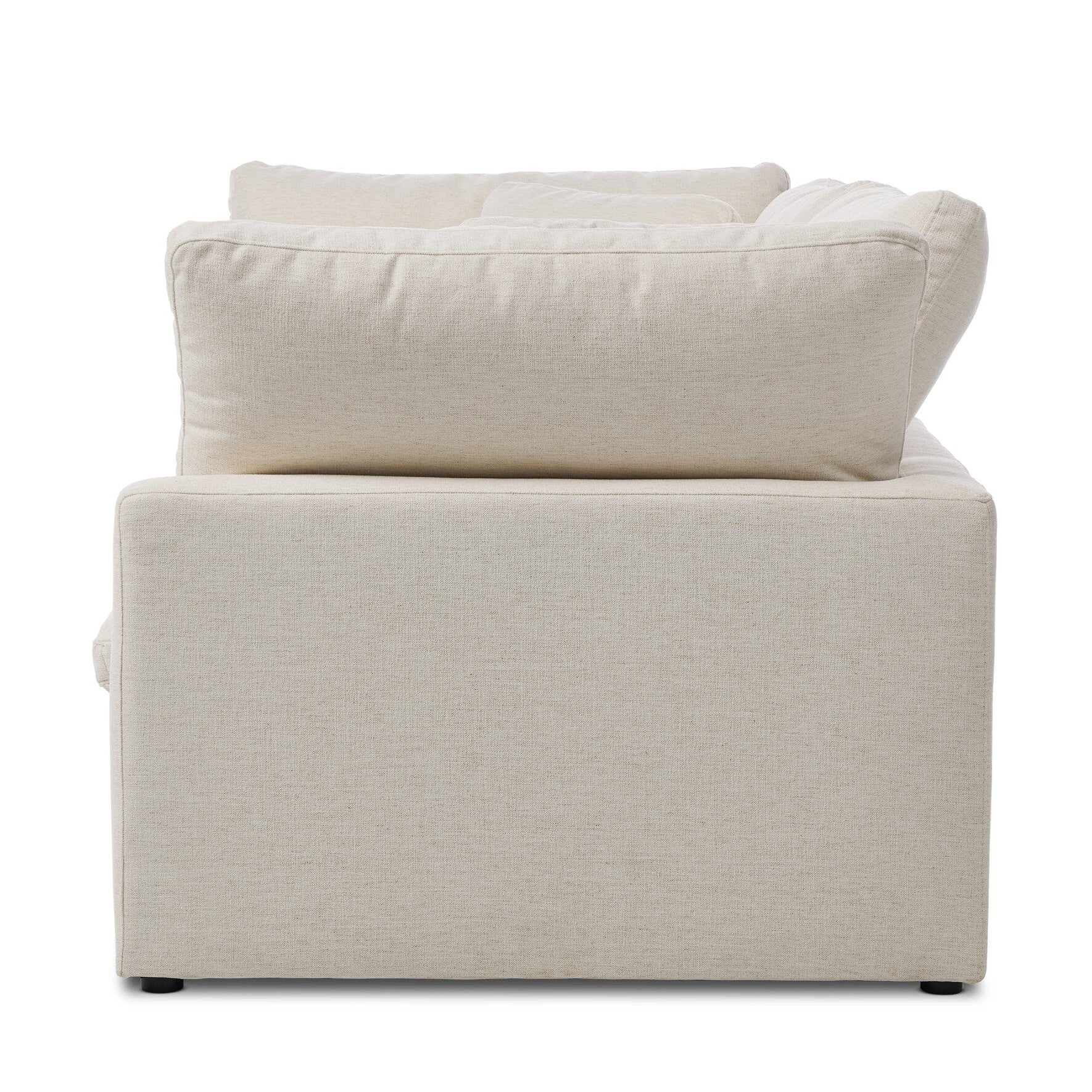 Four Hands Stevie Crypton Nomad Snow 2 Piece Sectional Sofa — side view