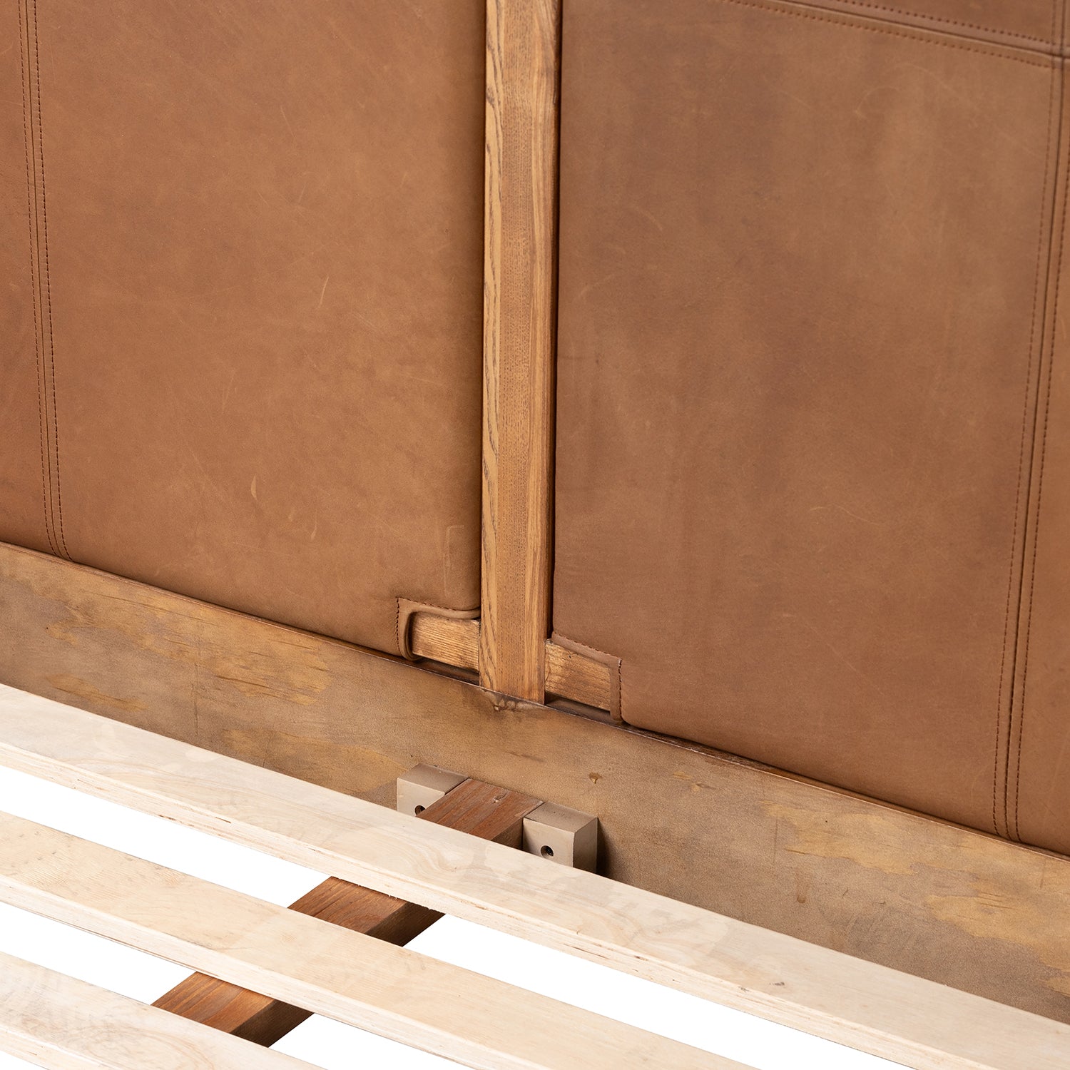 Four Hands Salado Leather Bed