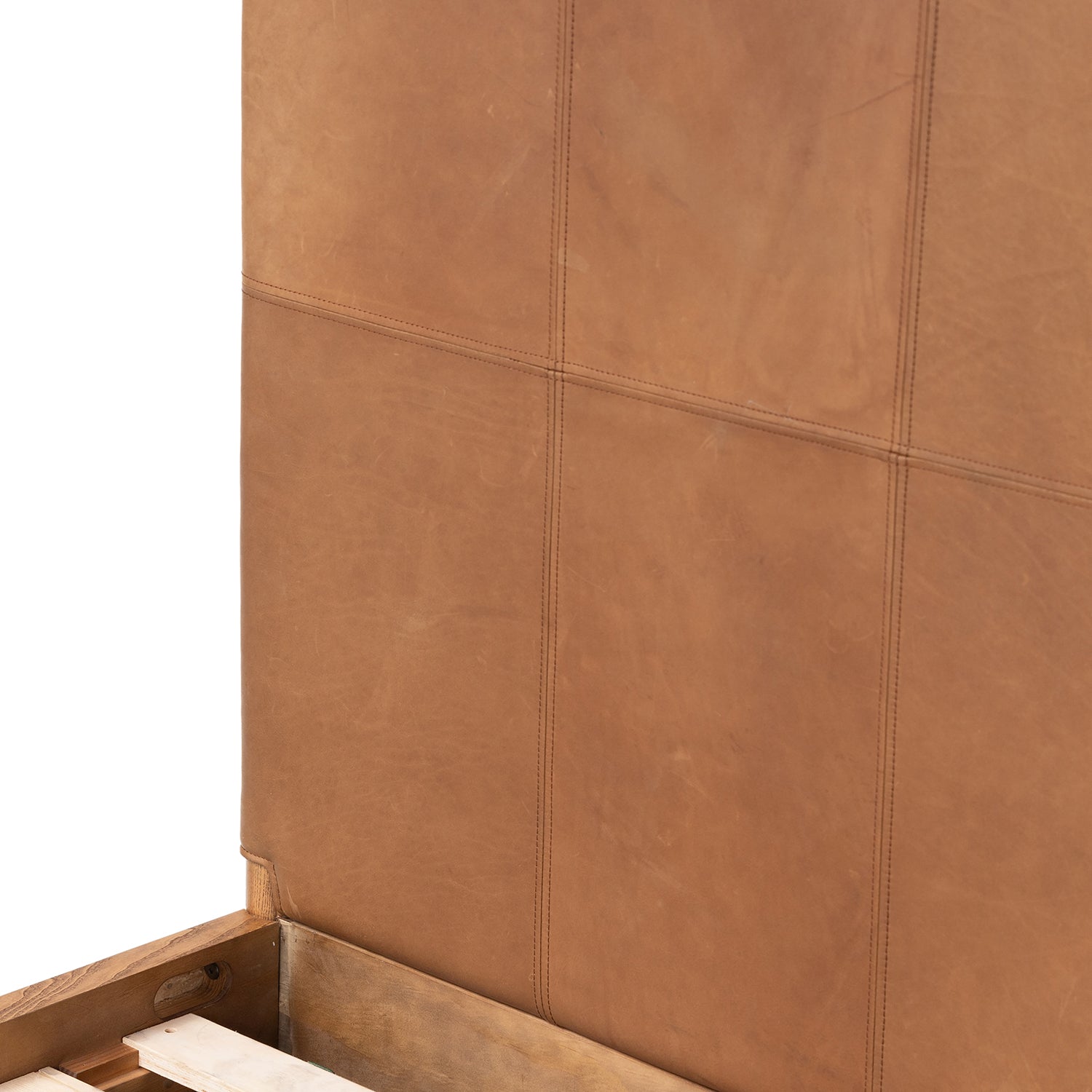 Four Hands Salado Leather Bed