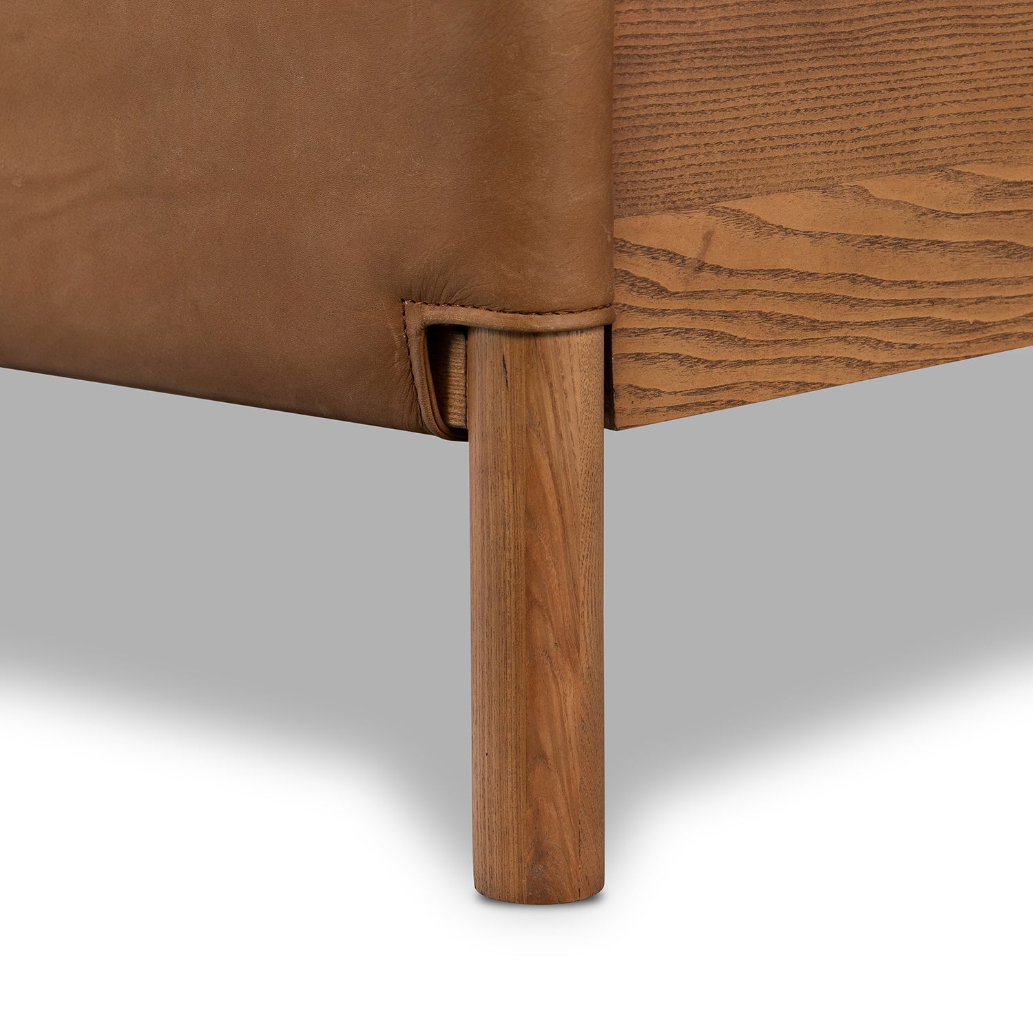 Four Hands Salado Leather Bed