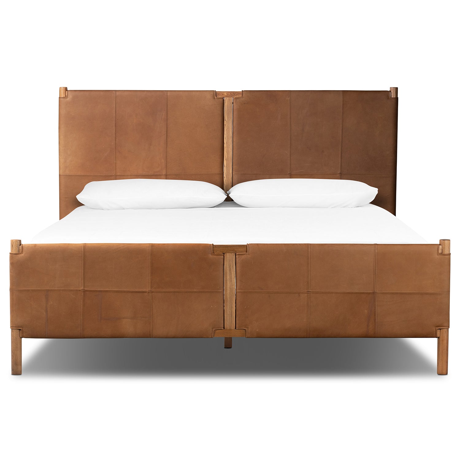 Four Hands Salado Leather Bed