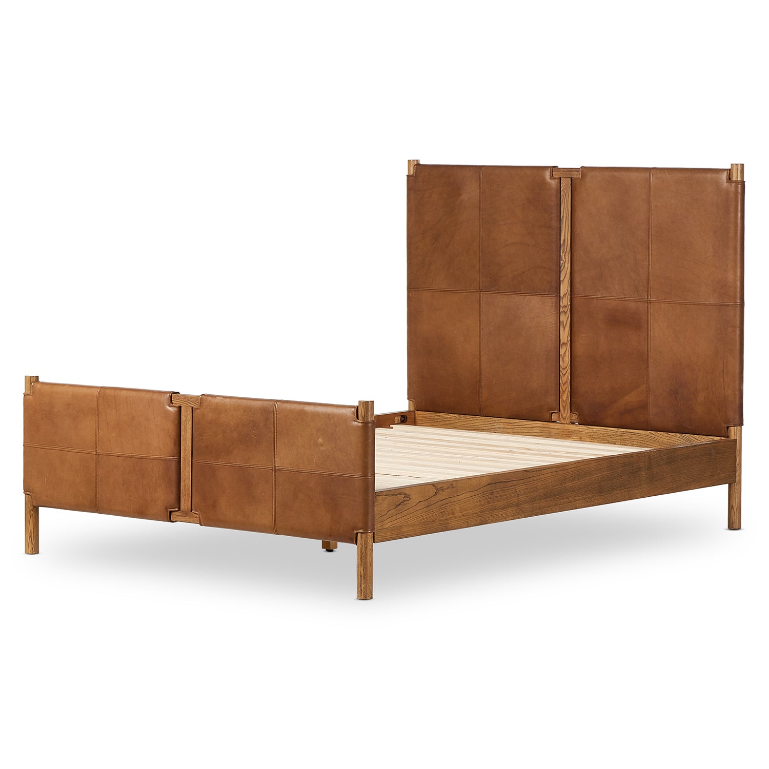 Four Hands Salado Leather Bed