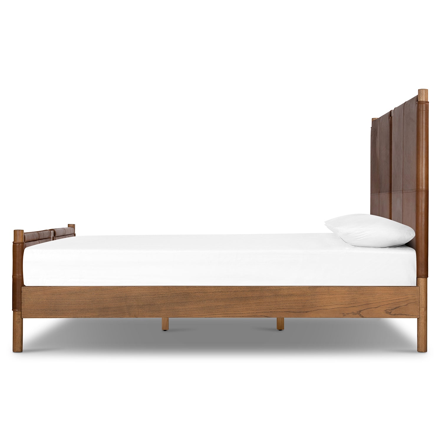 Four Hands Salado Leather Bed