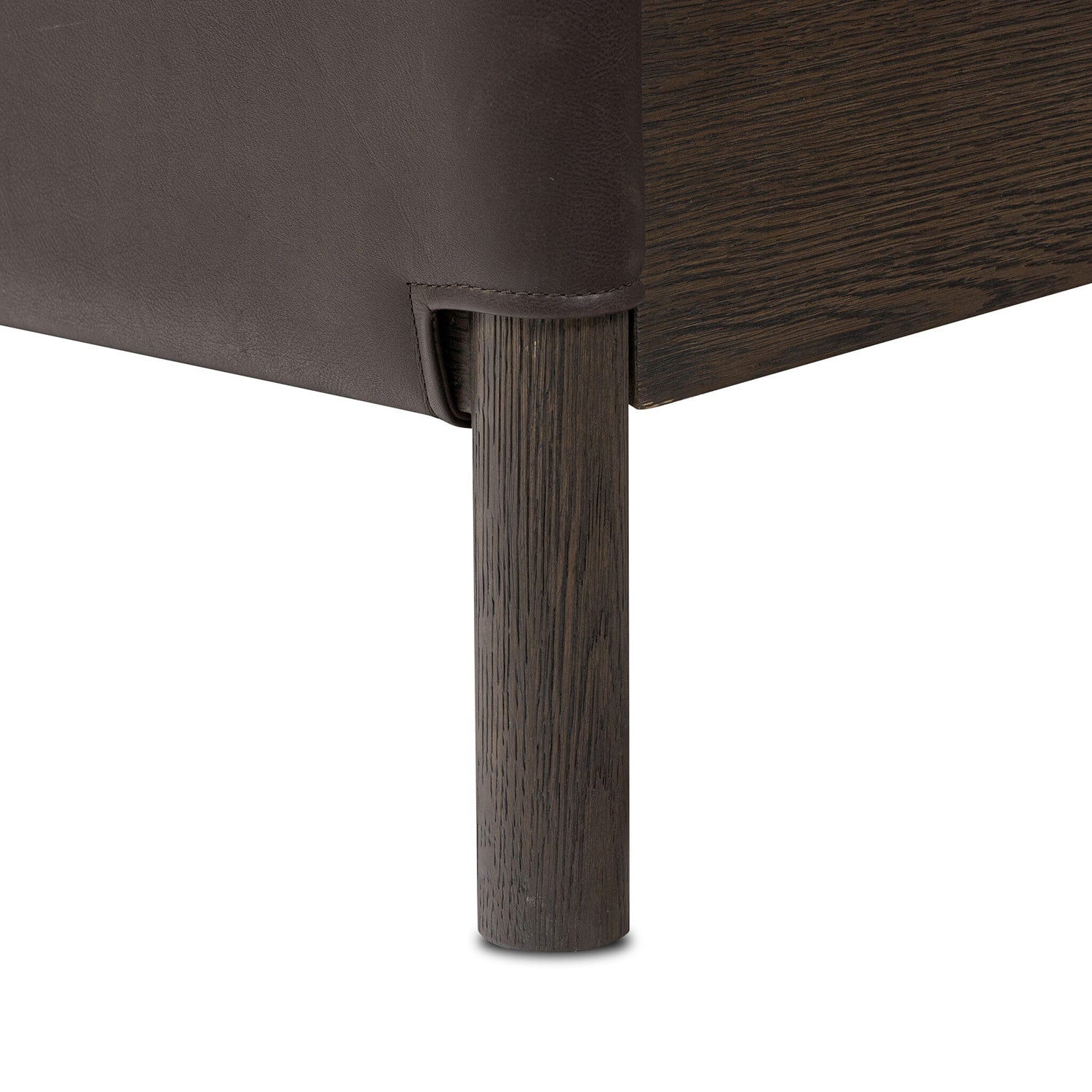 Four Hands Salado Leather Bed