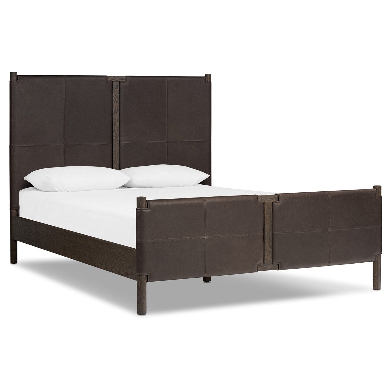 Four Hands Salado Leather Bed