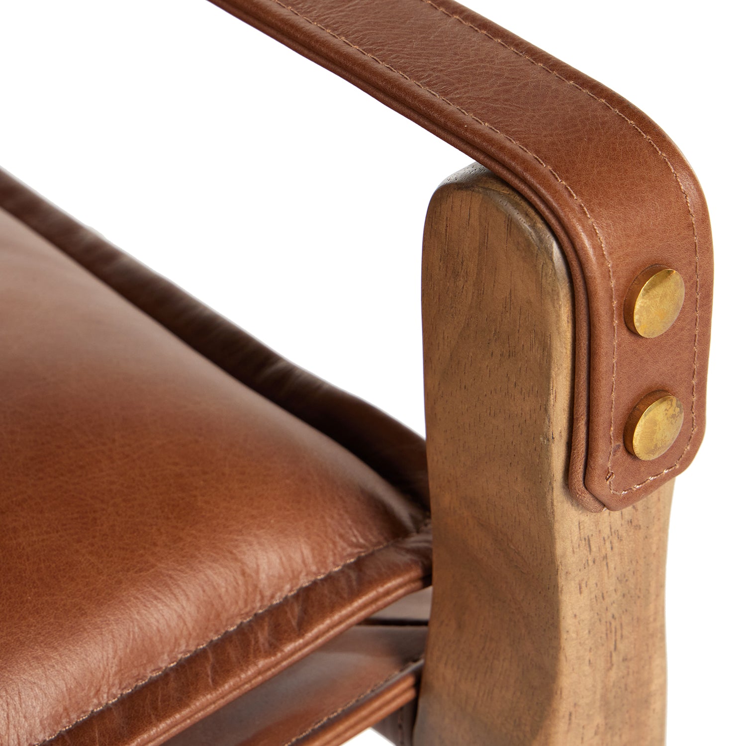 Four Hands Lenz Leather Dining Armchair