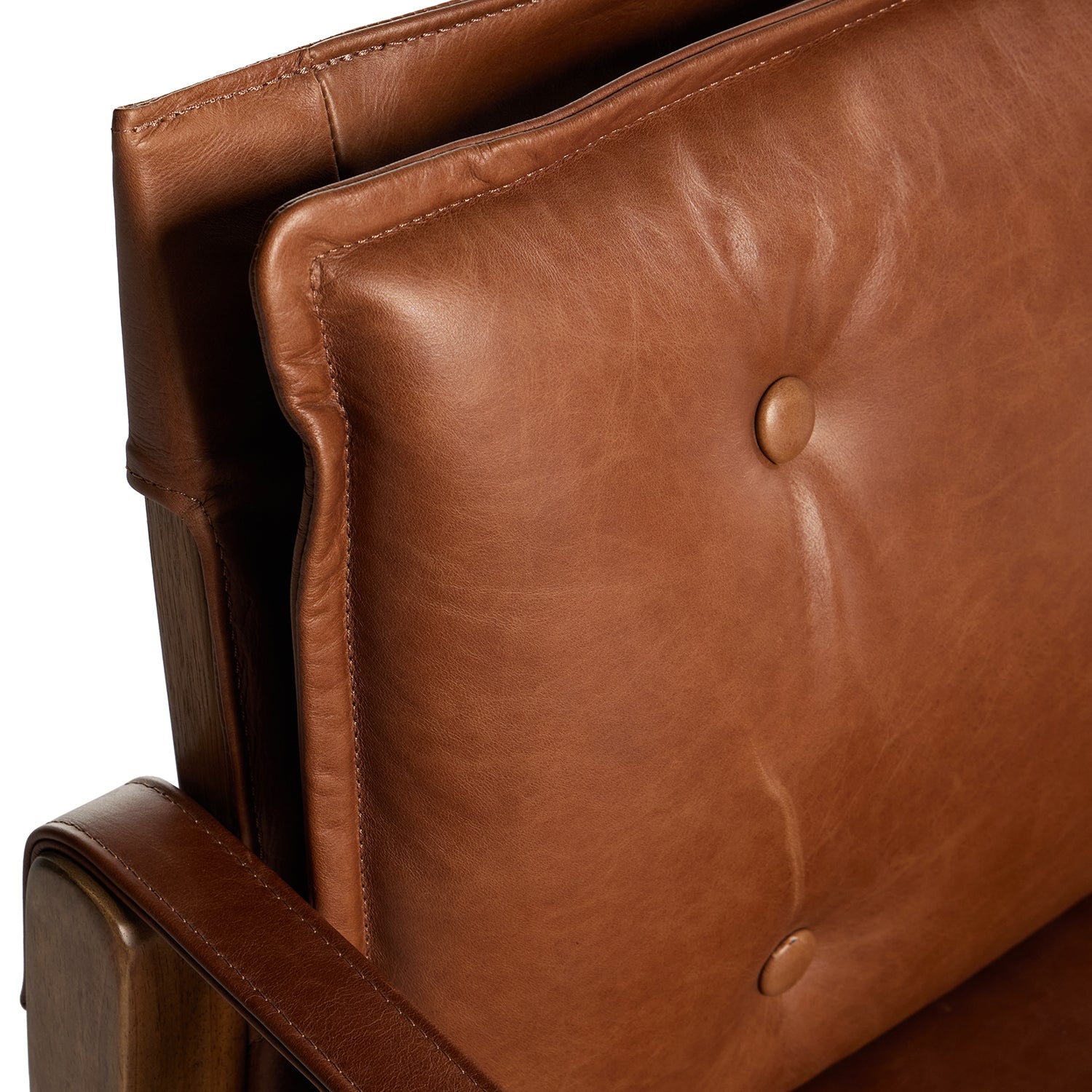 Four Hands Lenz Leather Dining Armchair