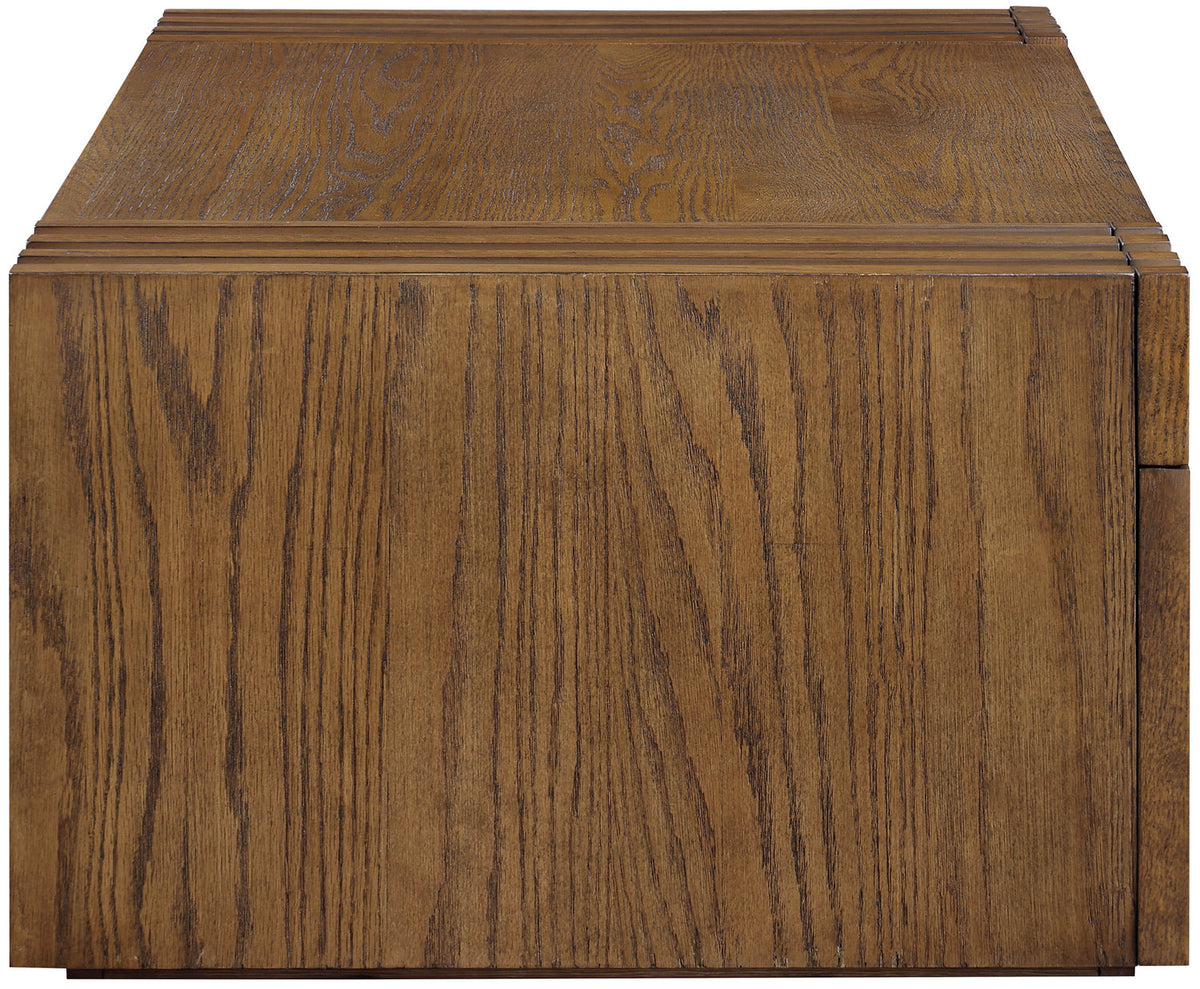 Stanton Brown Oak Veneer And Solid Wood Coffee Table