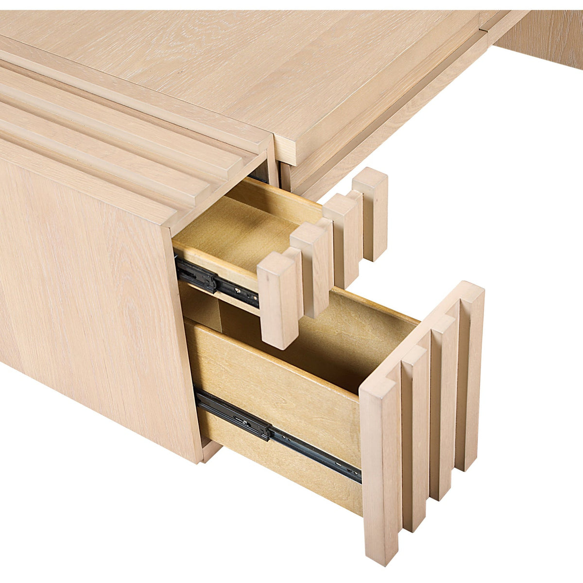 Stanton Natural Oak Veneer And Solid Wood Coffee Table