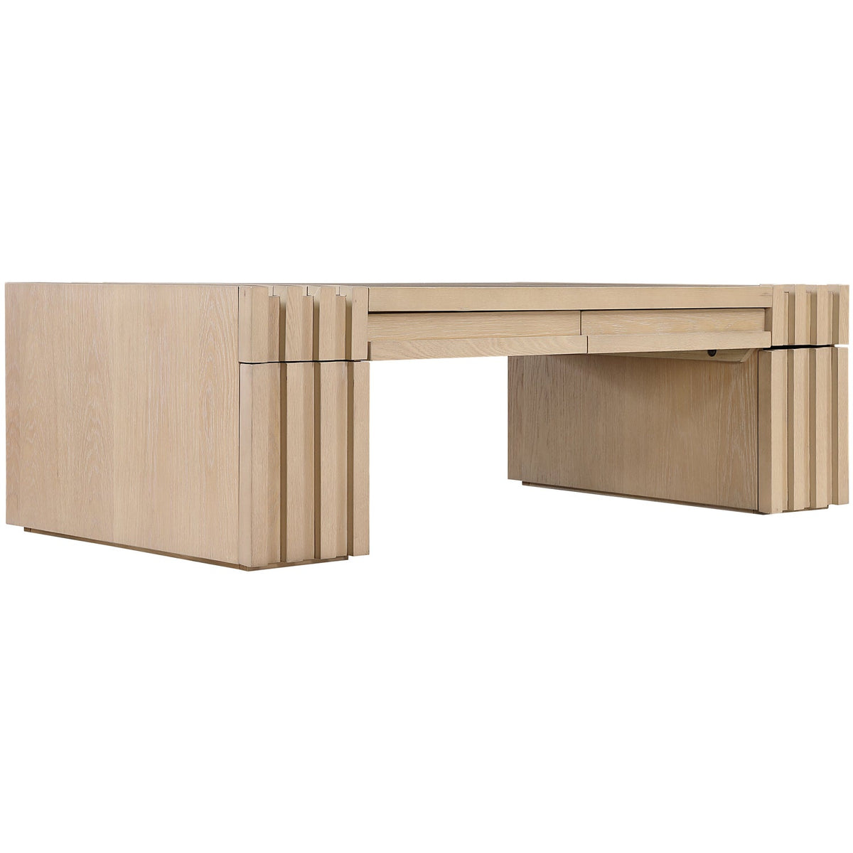 Stanton Natural Oak Veneer And Solid Wood Coffee Table