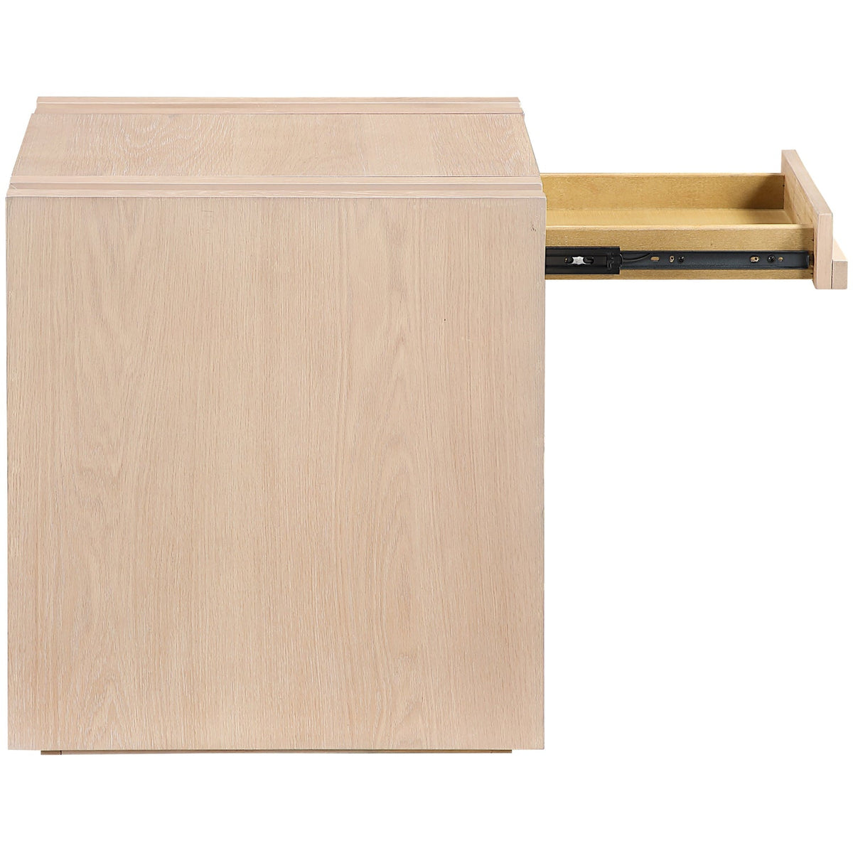 Stanton Natural Oak Veneer And Solid Wood End Table Set of 2