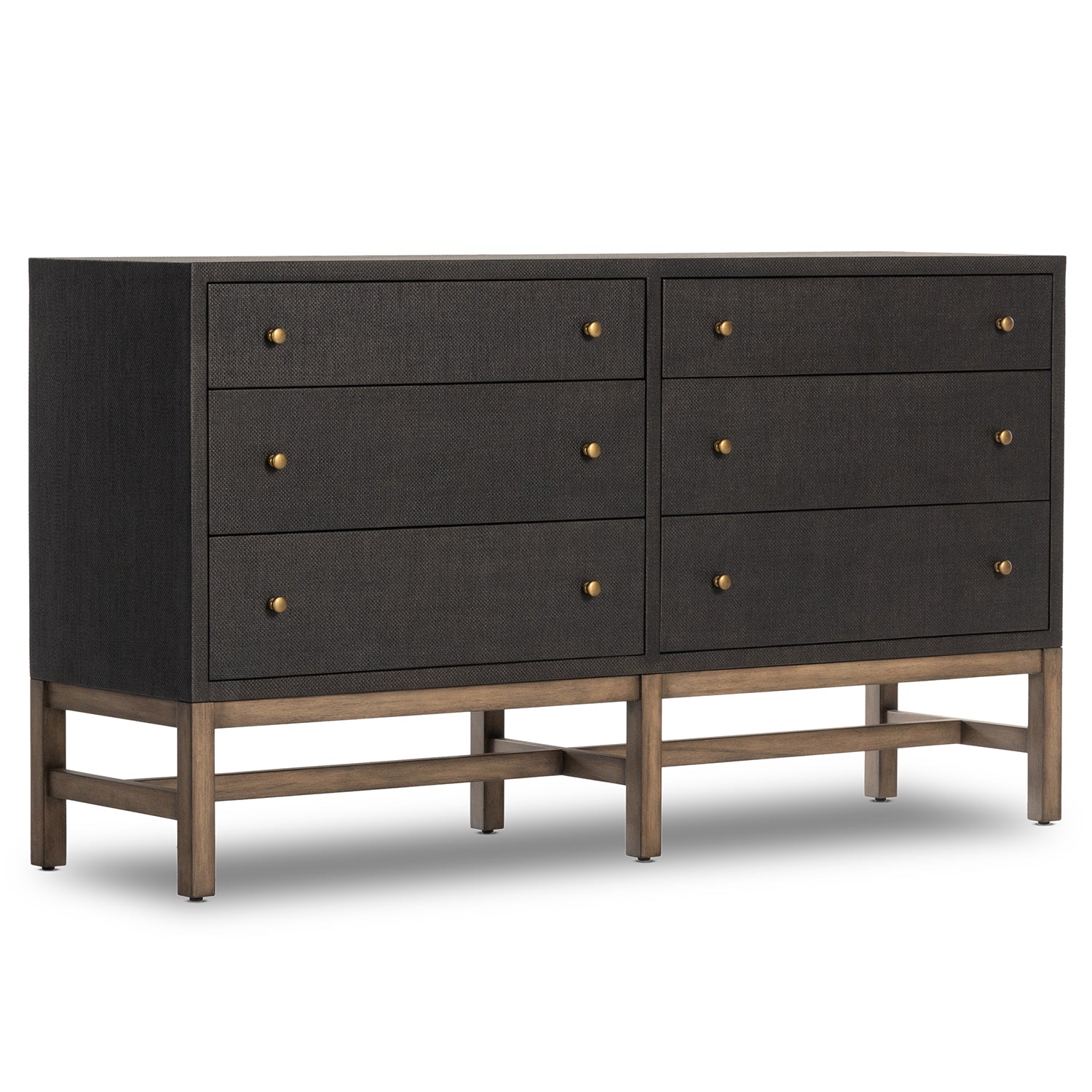 Four Hands Fiona 6 Black Drawer Dresser