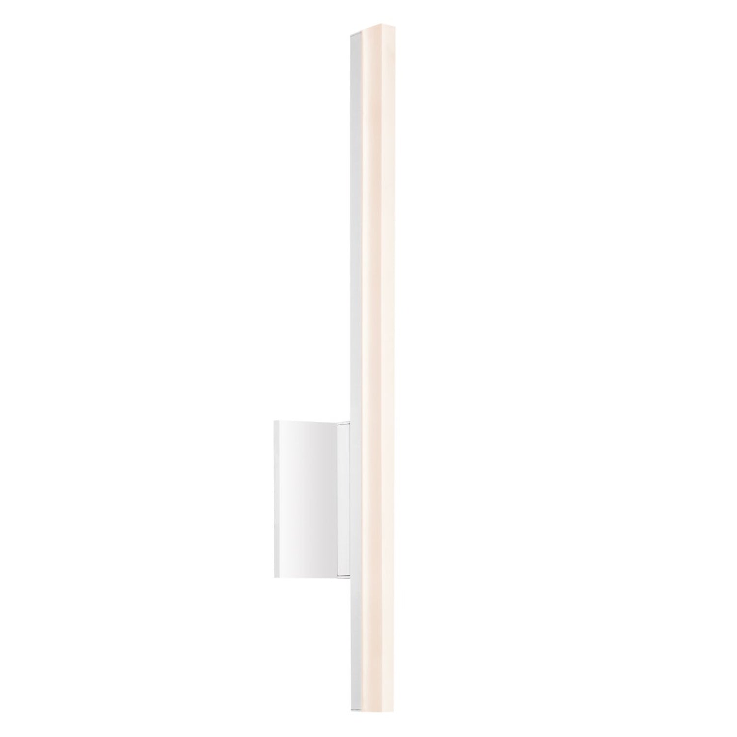 Sonneman Stiletto Satin White 2340.03-DIM Bath And Vanity Light