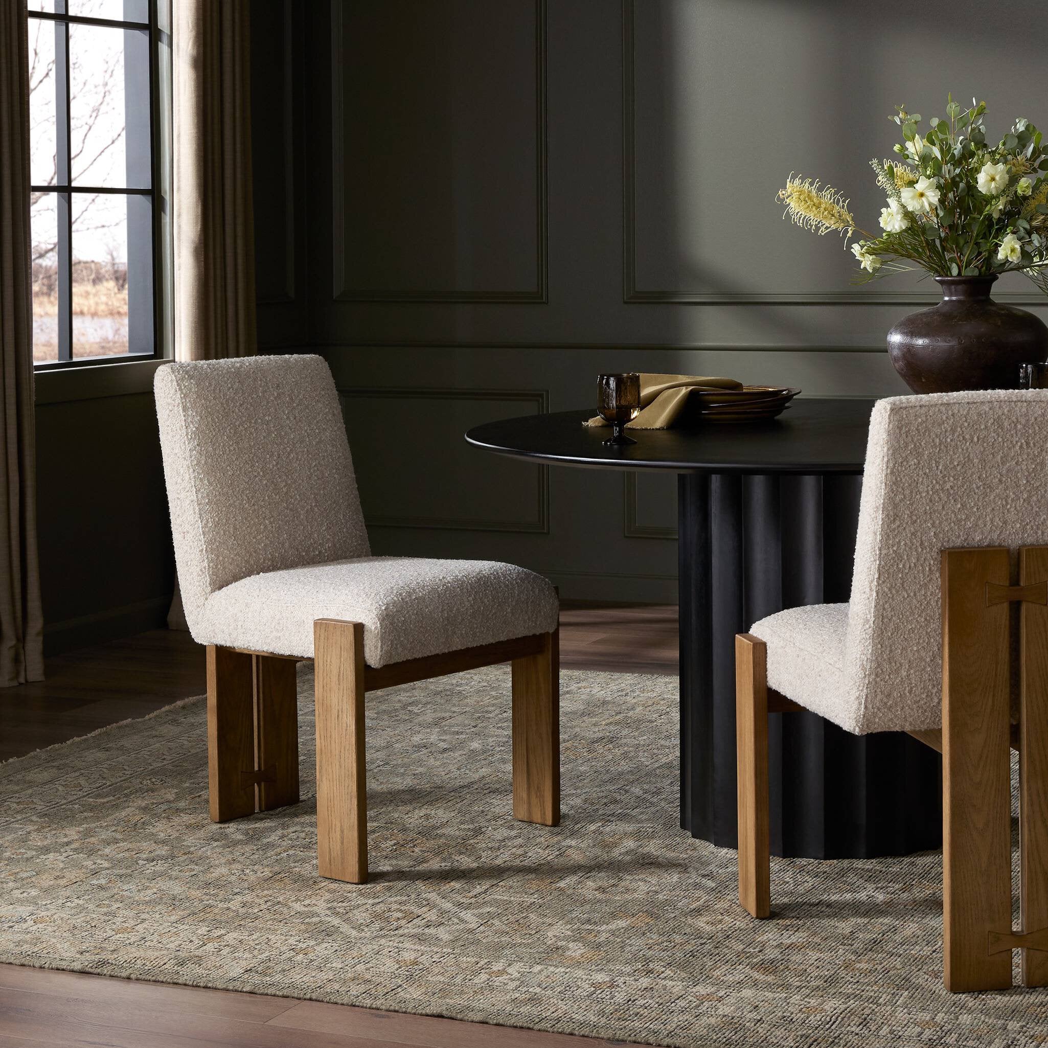 Four Hands Roxy Somerton Ash Dining Chair — in a styled room setting
