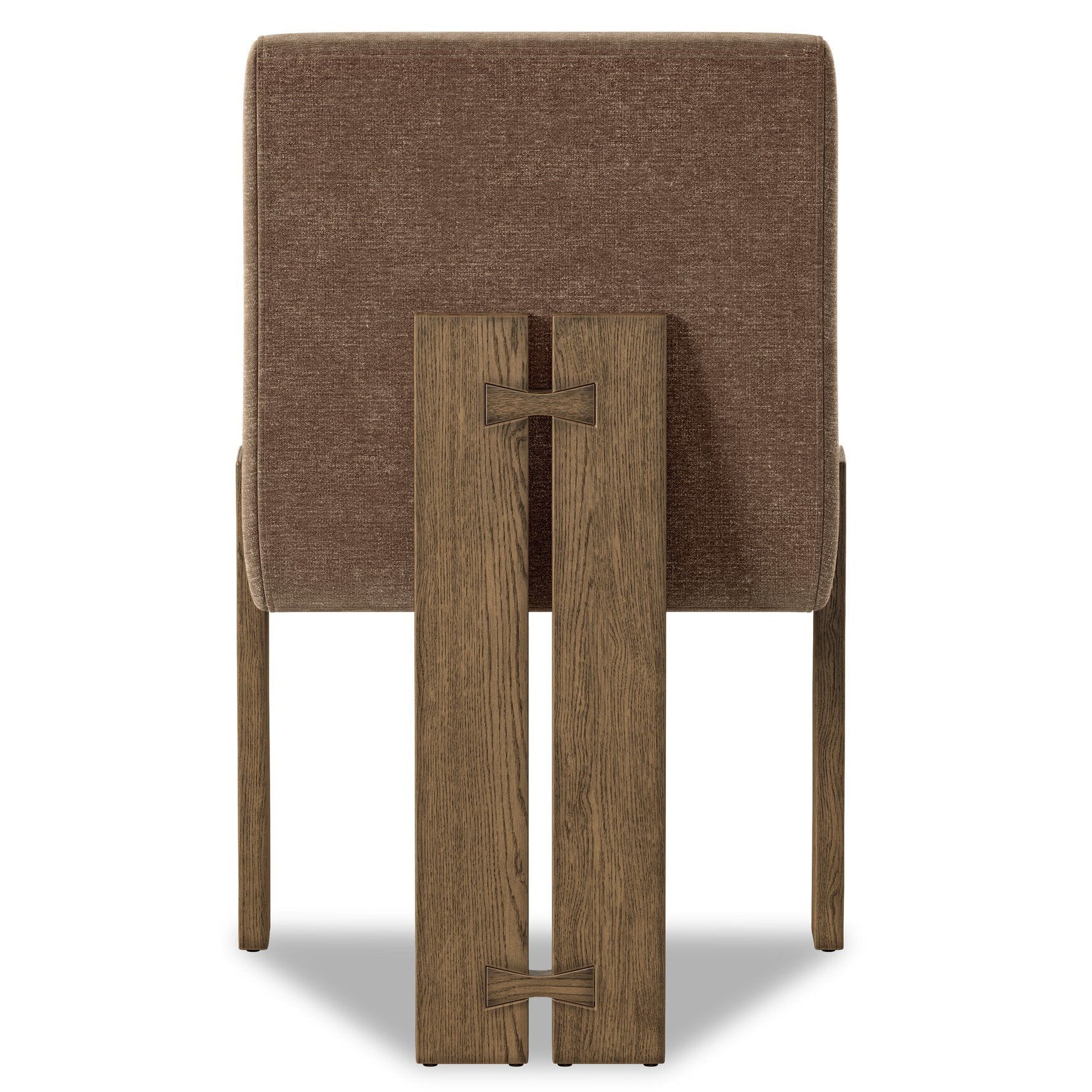 Four Hands Roxy Altair Mushroom Dining Chair — back view