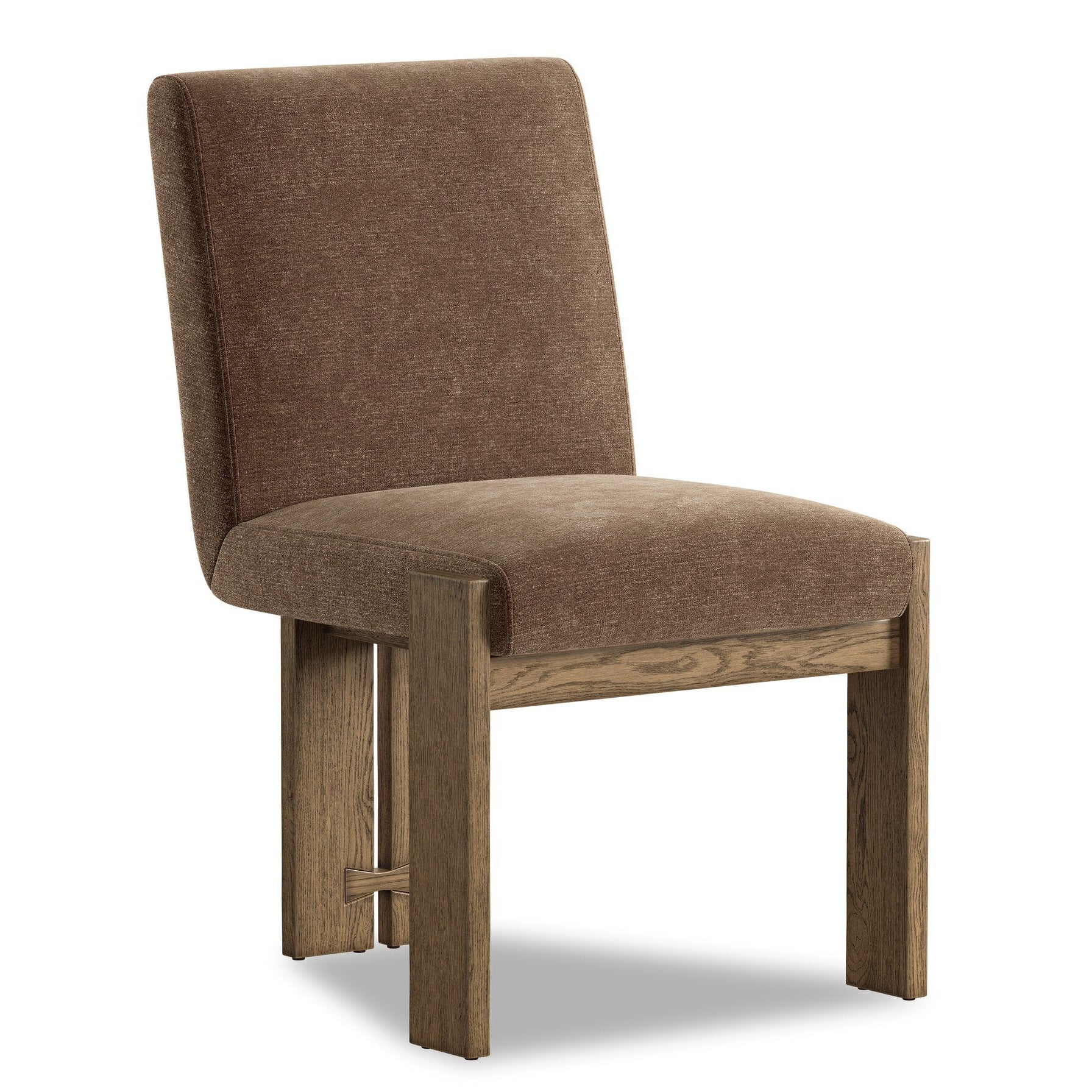 Four Hands Roxy Altair Mushroom Dining Chair — styled view