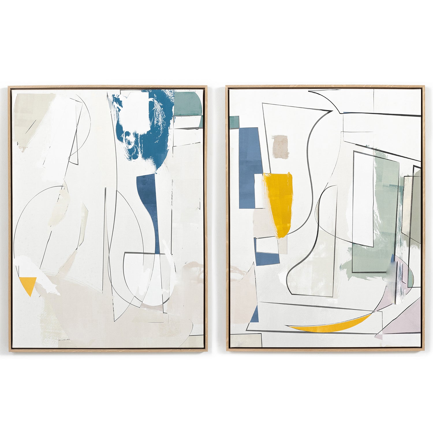Four Hands Midst IV Diptych Framed Artwork