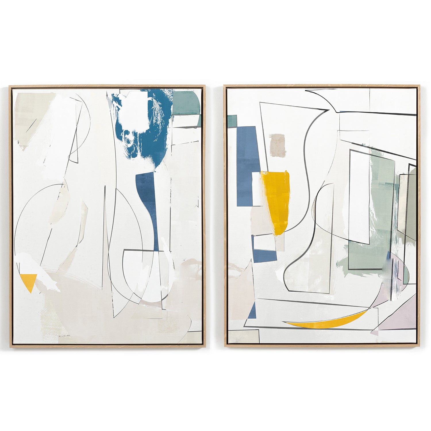 Four Hands Midst IV Diptych Framed Artwork