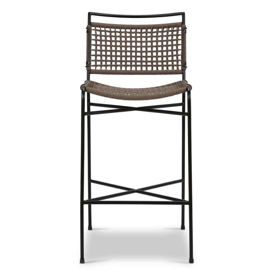 Four Hands Wharton Earth Outdoor Bar Stool Set of 2
